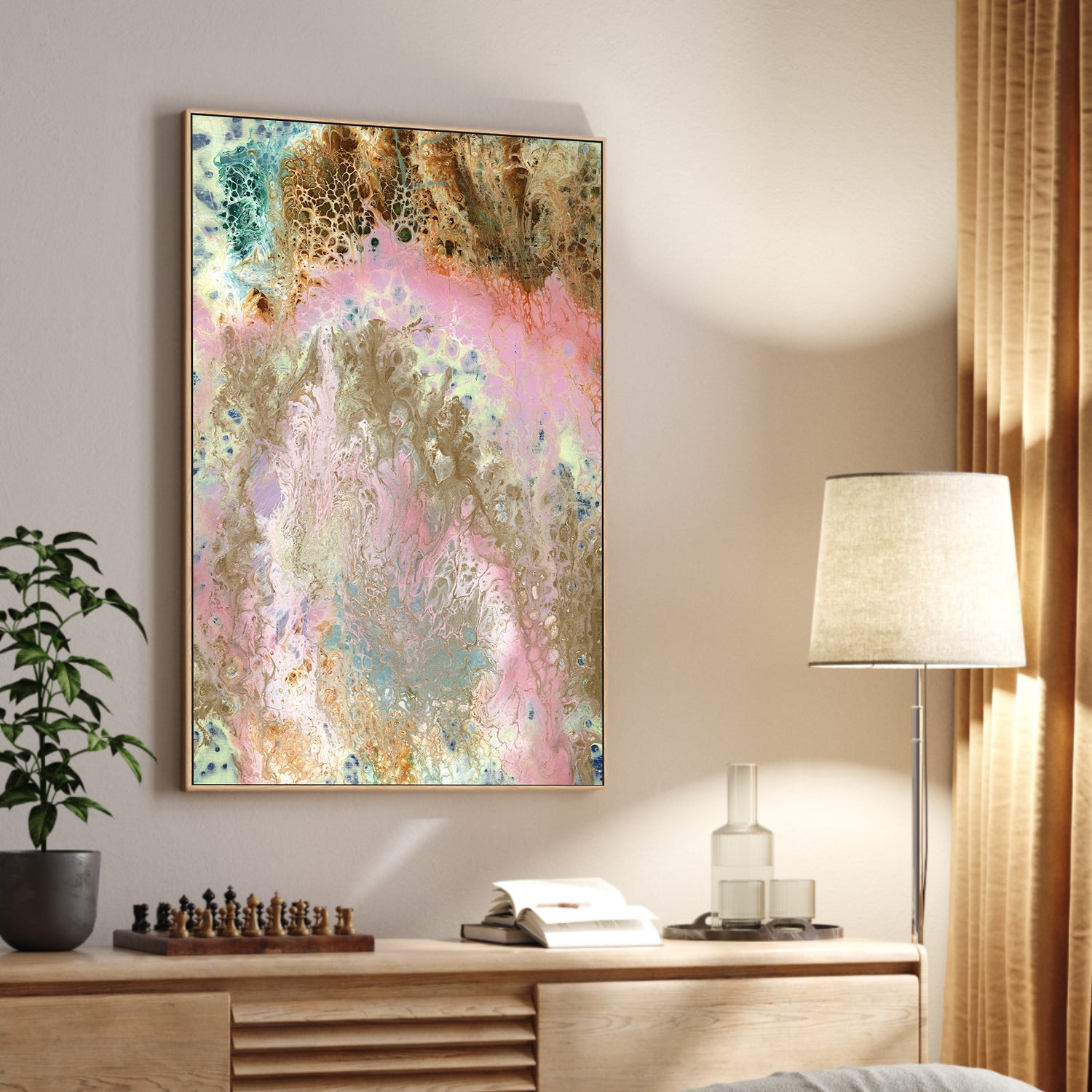 wall-art-print-canvas-poster-framed-Acid Abstract, Style B-2
