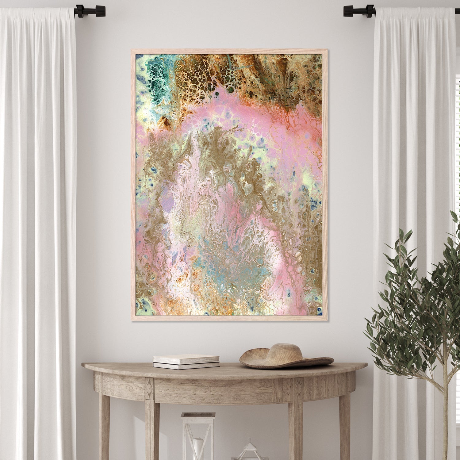 wall-art-print-canvas-poster-framed-Acid Abstract, Style B-7