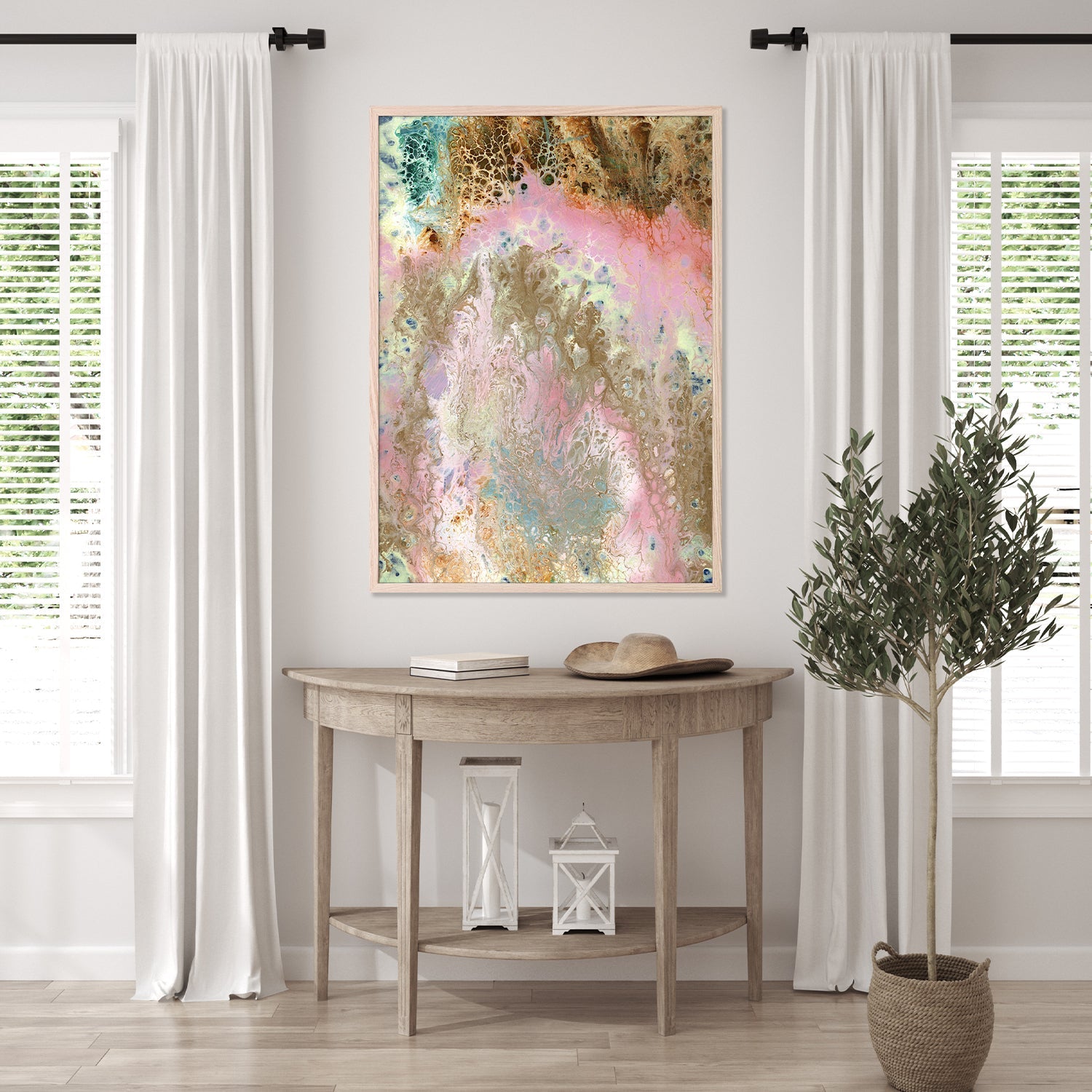 wall-art-print-canvas-poster-framed-Acid Abstract, Style B-8