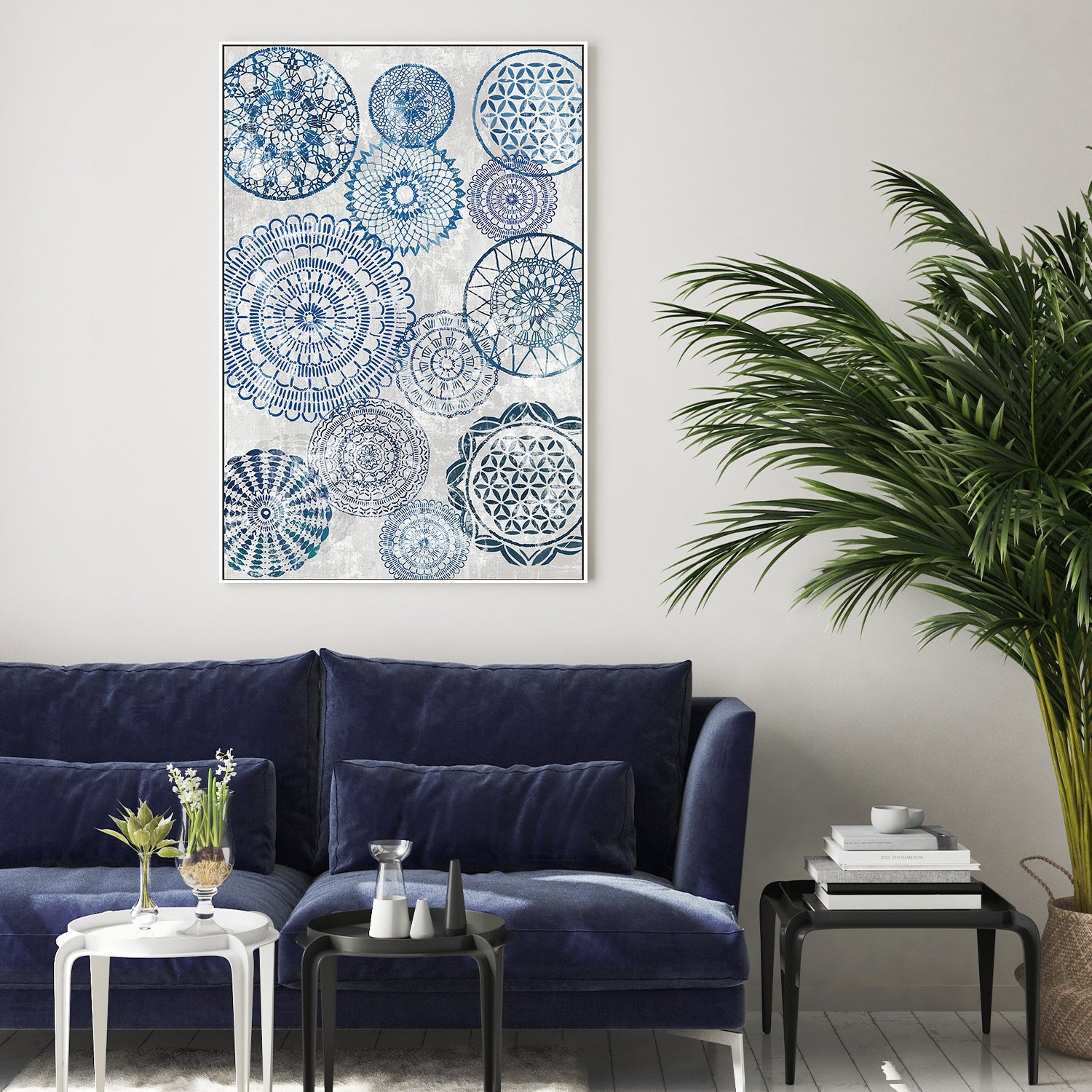 wall-art-print-canvas-poster-framed-Adorned Silver , By Tom Reeves-7