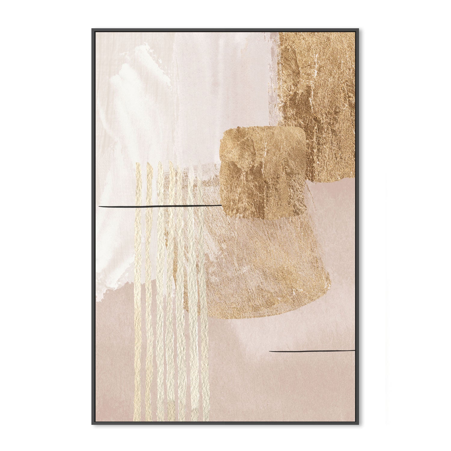wall-art-print-canvas-poster-framed-Aesthetic Gold, Style A , By Sally Ann Moss-GIOIA-WALL-ART