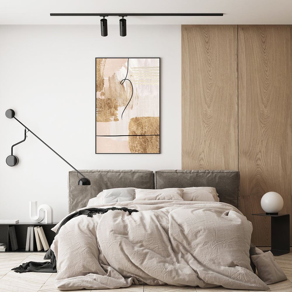 wall-art-print-canvas-poster-framed-Aesthetic Gold, Style B , By Sally Ann Moss-GIOIA-WALL-ART
