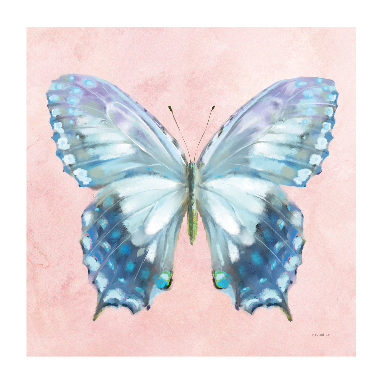 wall-art-print-canvas-poster-framed-Aflutter, Watercolor , By Danhui Nai-1