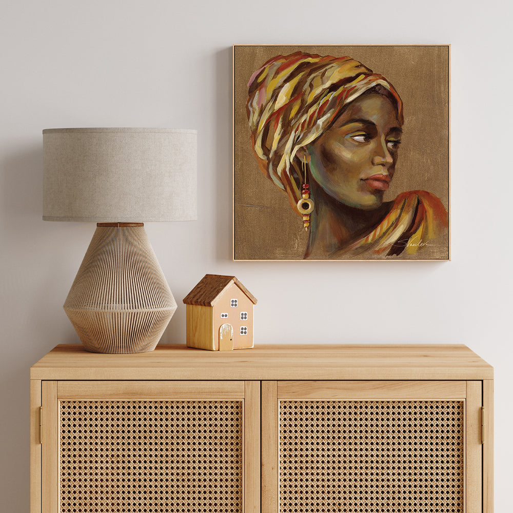 wall-art-print-canvas-poster-framed-African Beauty, Style A , By Silvia Vassileva-GIOIA-WALL-ART