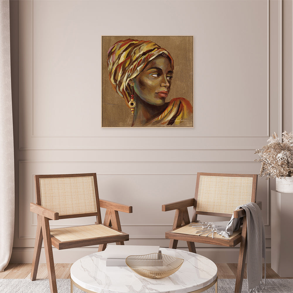 wall-art-print-canvas-poster-framed-African Beauty, Style A , By Silvia Vassileva-GIOIA-WALL-ART