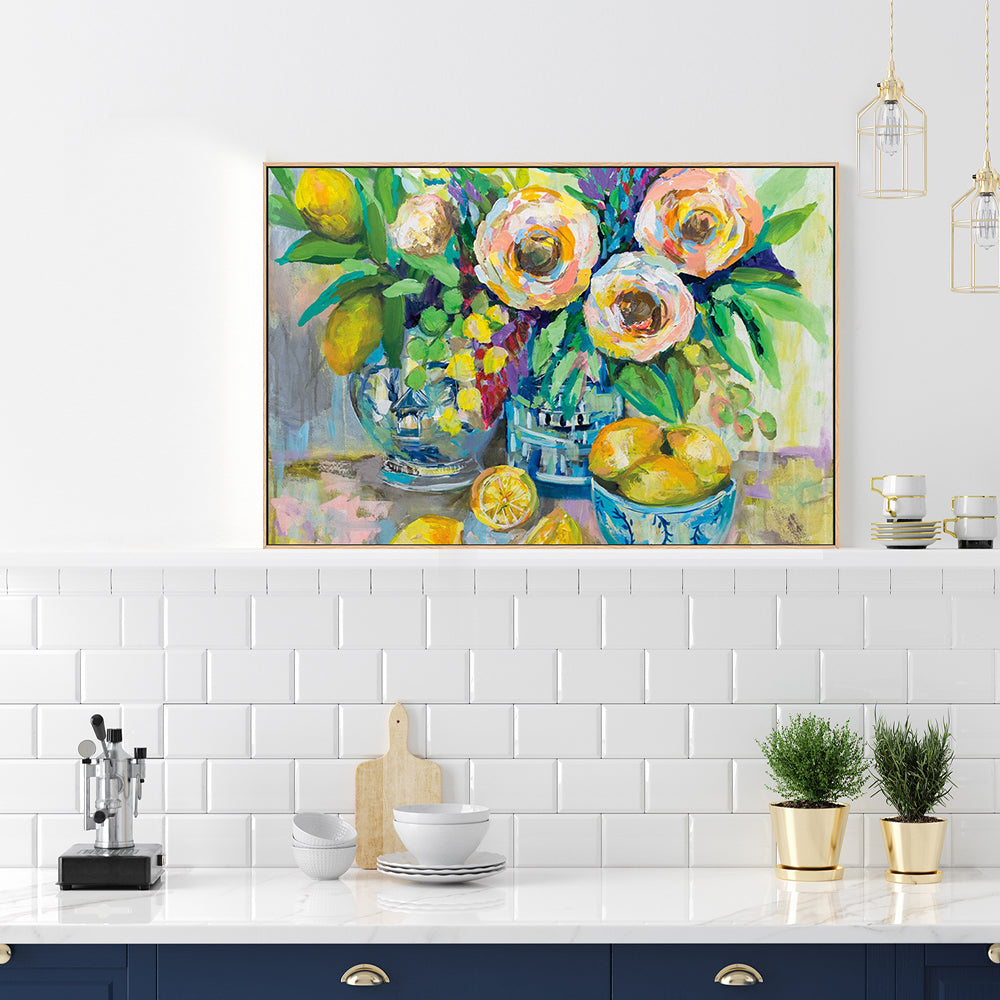 wall-art-print-canvas-poster-framed-Afternoon Lemonade-by-Jeanette Vertentes-Gioia Wall Art