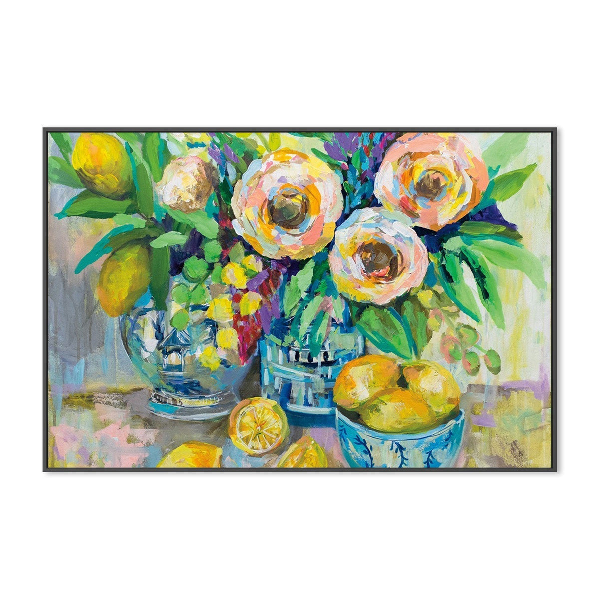 wall-art-print-canvas-poster-framed-Afternoon Lemonade-by-Jeanette Vertentes-Gioia Wall Art