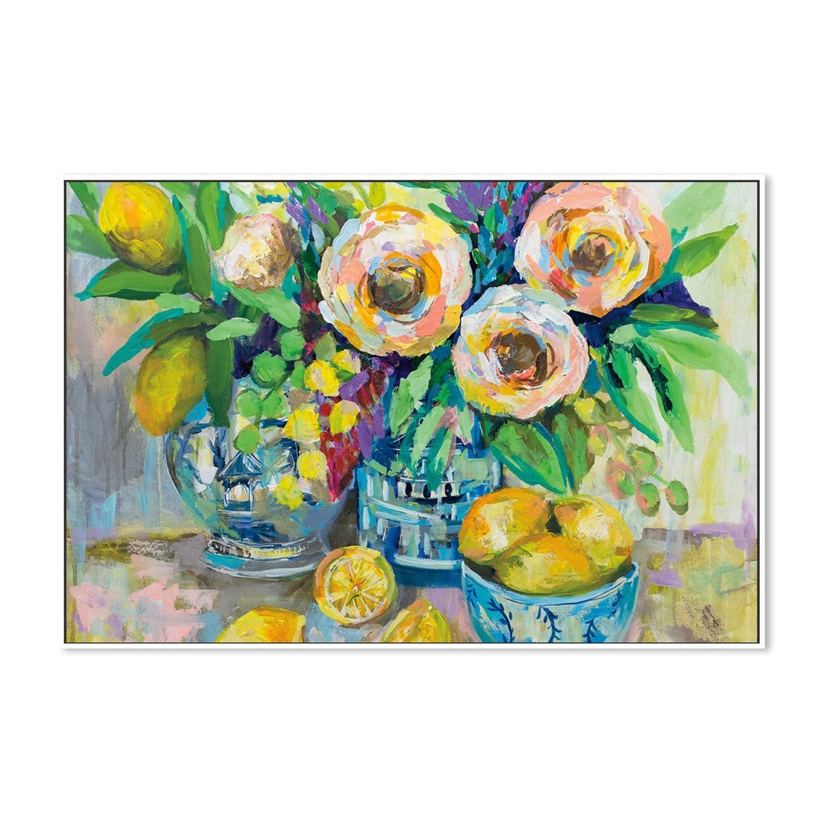 wall-art-print-canvas-poster-framed-Afternoon Lemonade-by-Jeanette Vertentes-Gioia Wall Art
