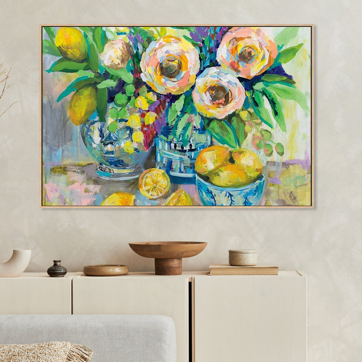 wall-art-print-canvas-poster-framed-Afternoon Lemonade-by-Jeanette Vertentes-Gioia Wall Art