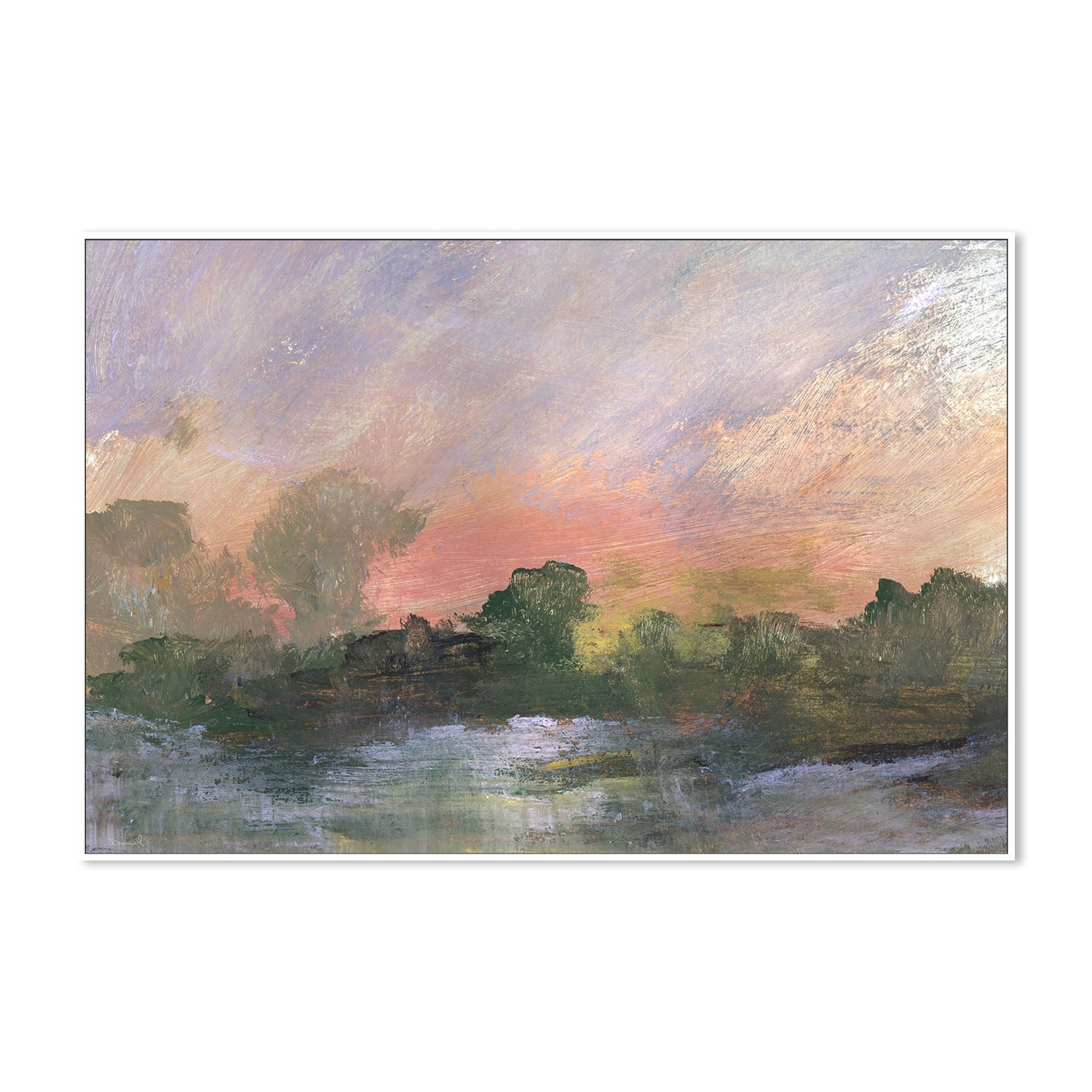 wall-art-print-canvas-poster-framed-Afternoon Woods , By Dan Hobday-5