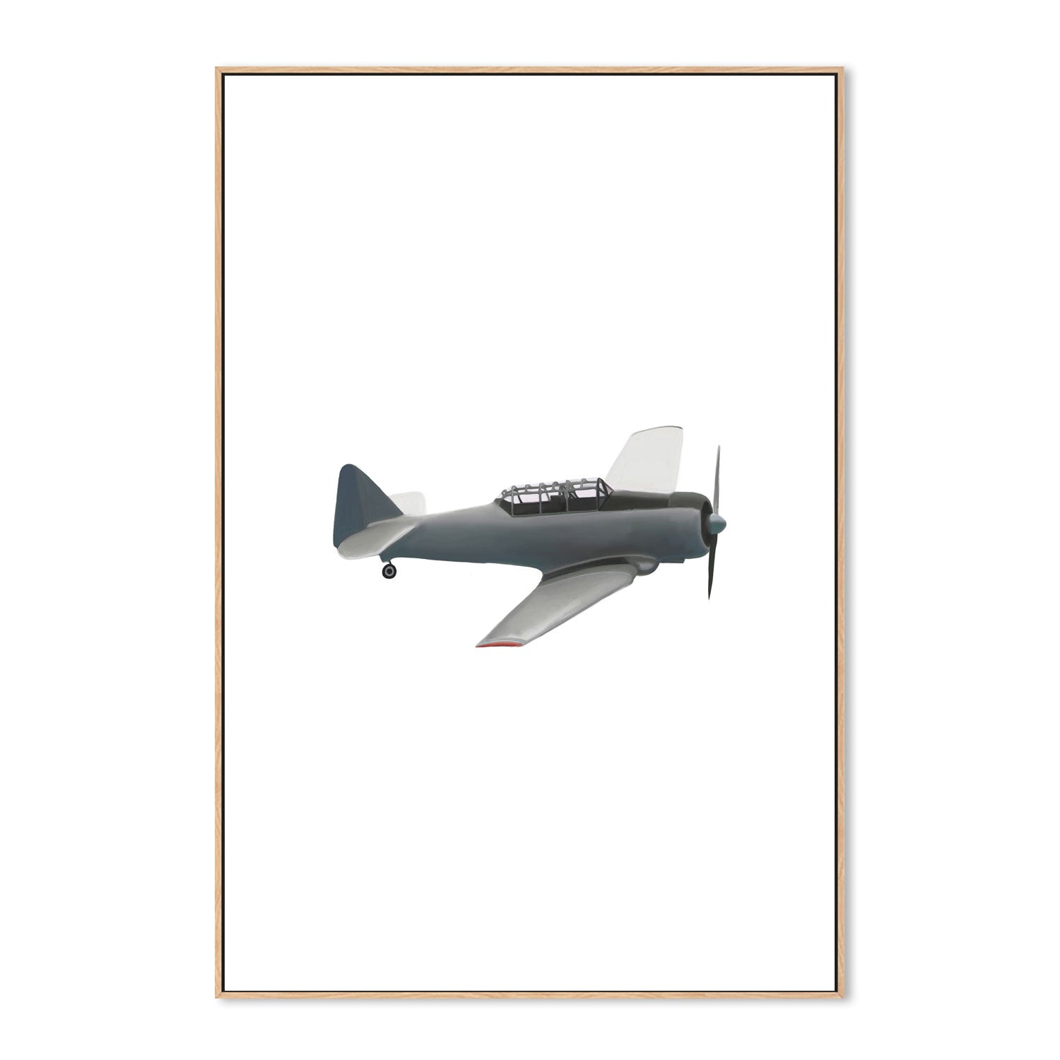 wall-art-print-canvas-poster-framed-Airplane, Style A , By Leah Straatsma-4