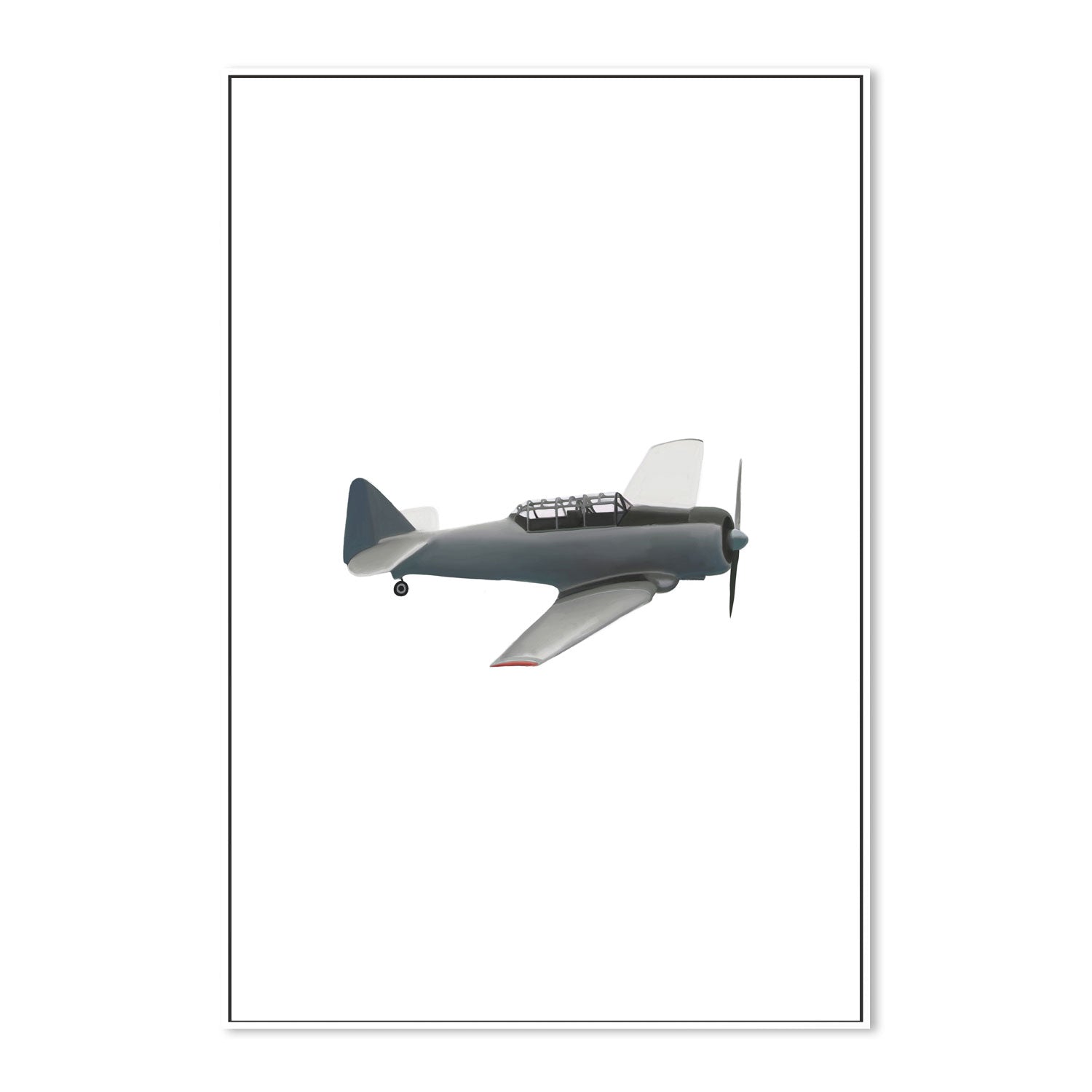 wall-art-print-canvas-poster-framed-Airplane, Style A , By Leah Straatsma-5