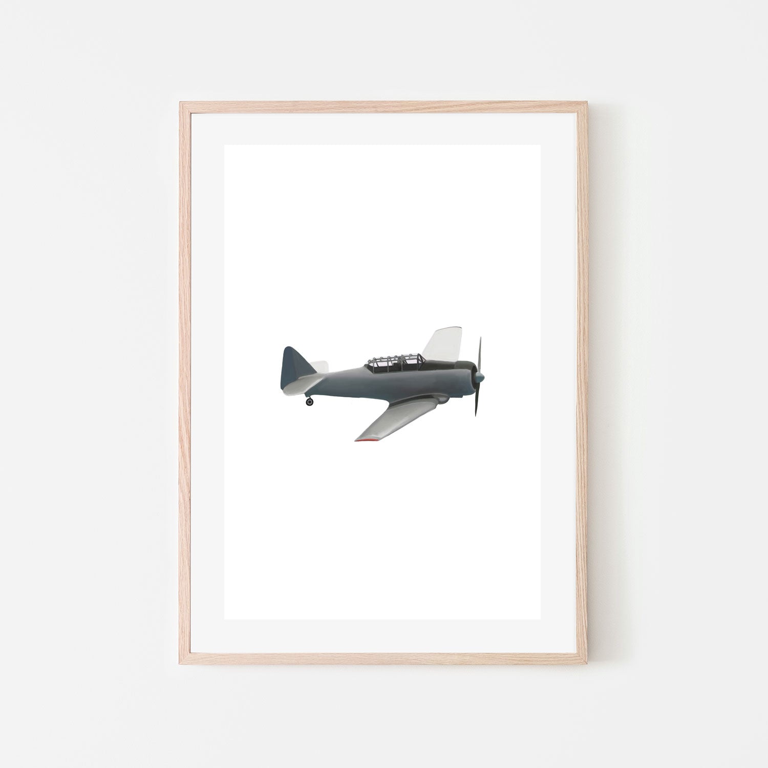 wall-art-print-canvas-poster-framed-Airplane, Style A , By Leah Straatsma-6