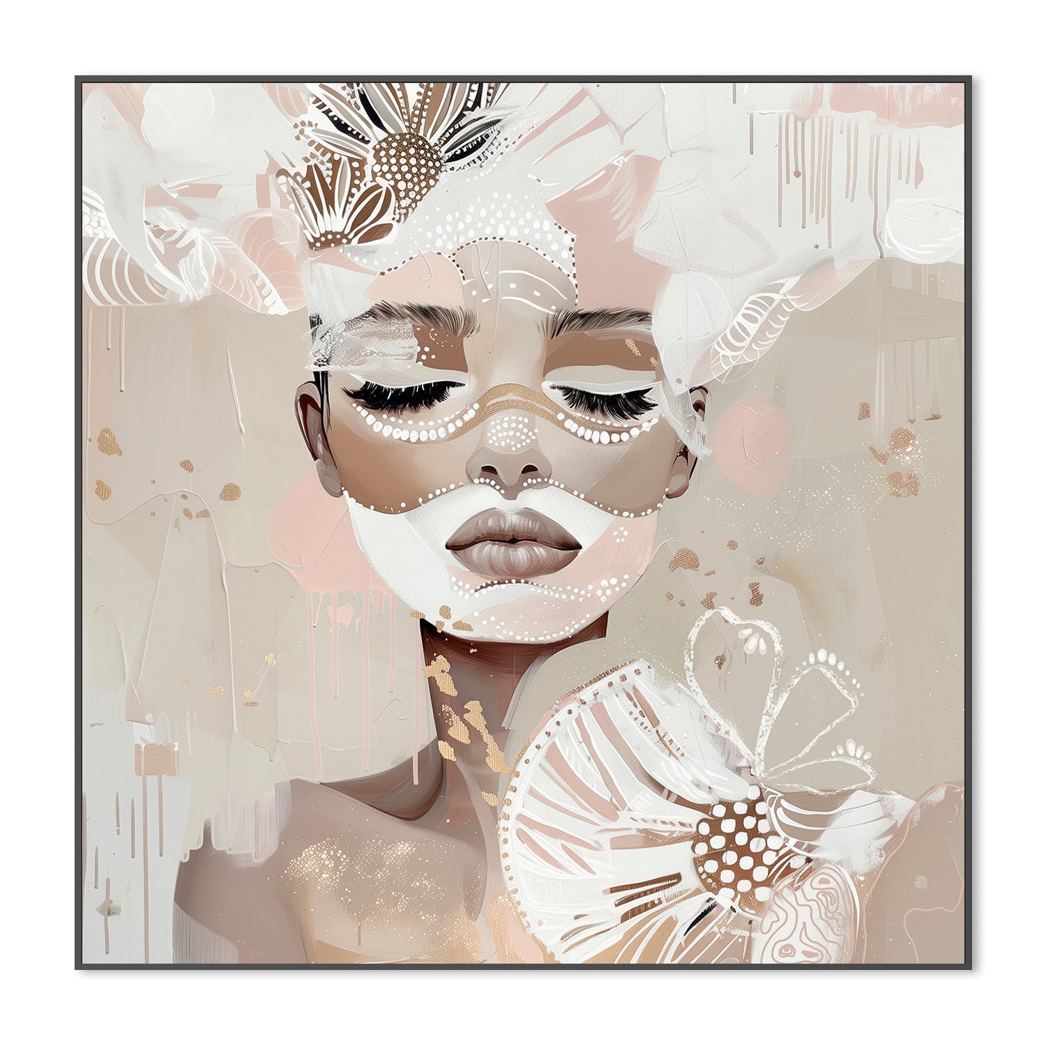 wall-art-print-canvas-poster-framed-Aiyana , By Bella Eve-3