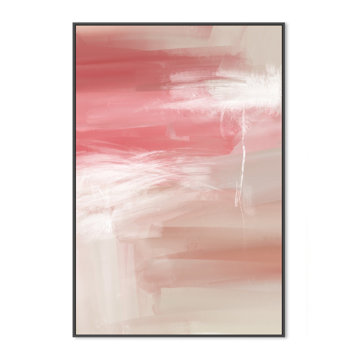 wall-art-print-canvas-poster-framed-All The Time - Pink Abstract-3