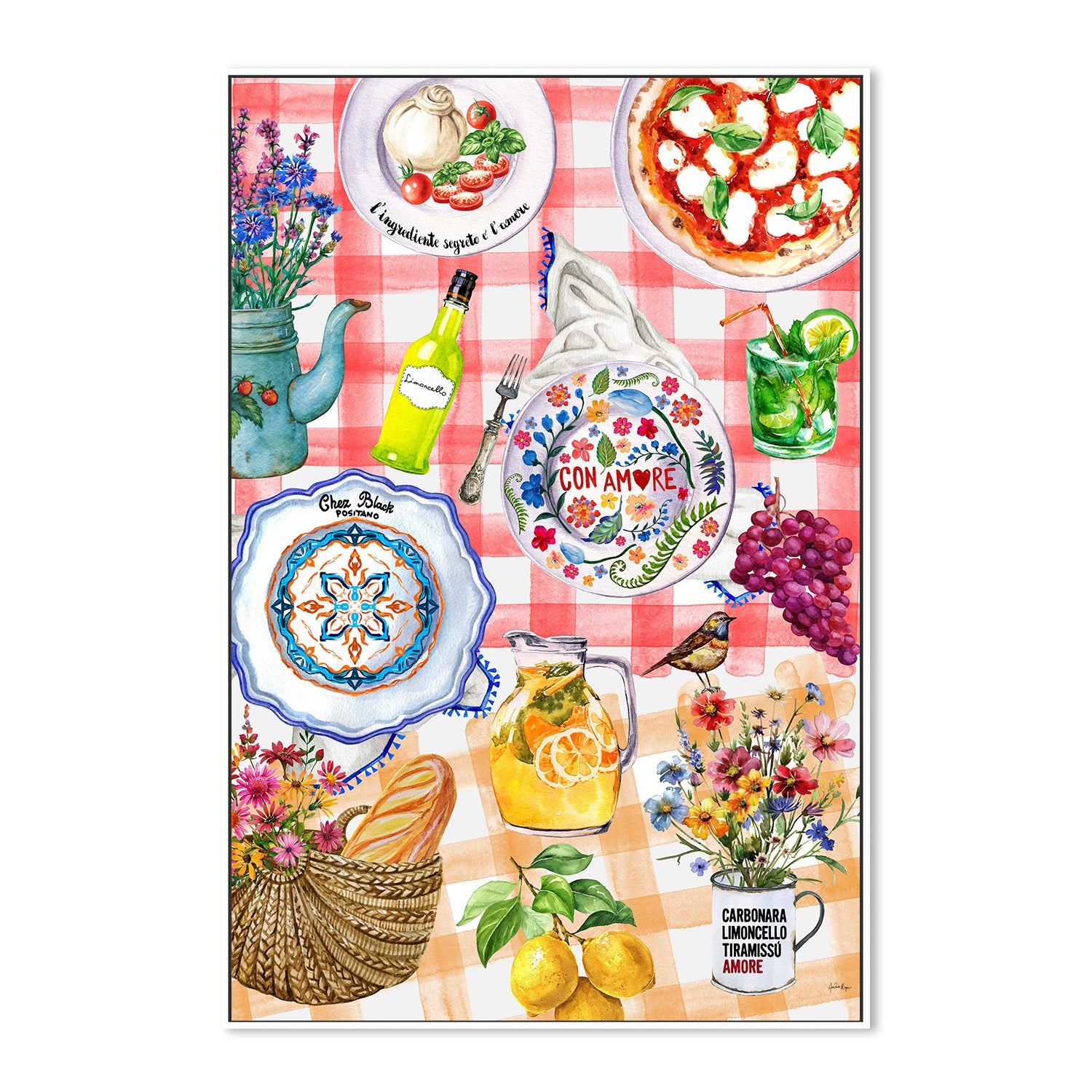 wall-art-print-canvas-poster-framed-amalfi coast-5