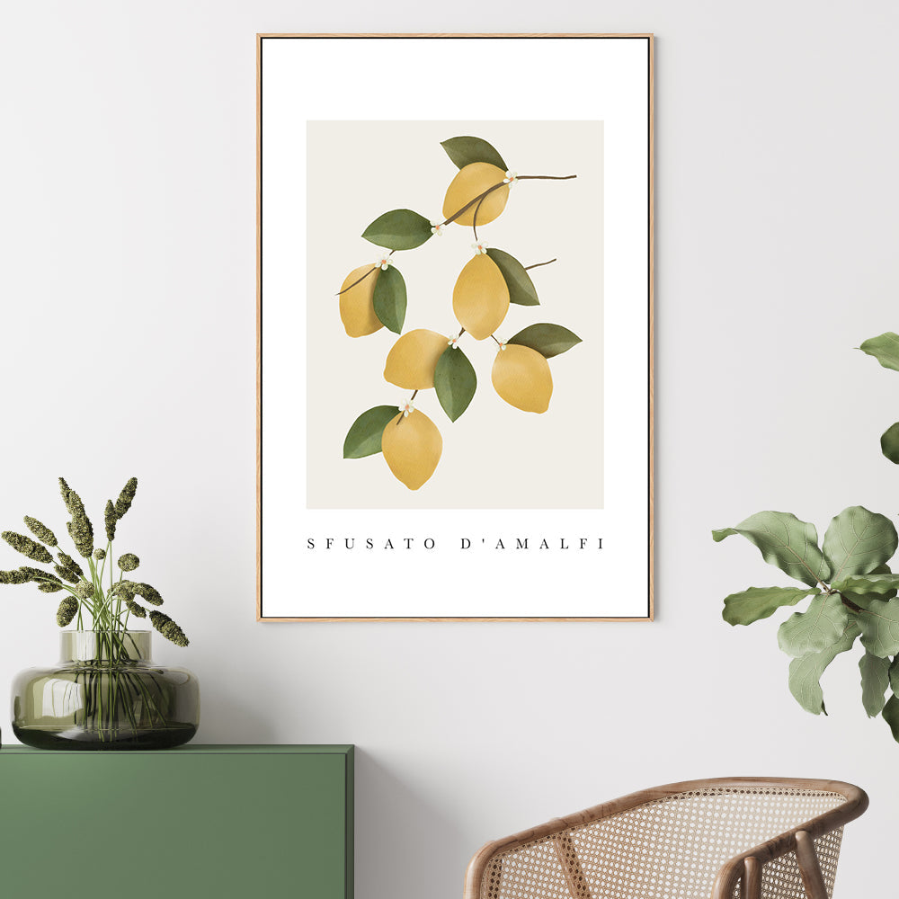 wall-art-print-canvas-poster-framed-Amalfi Lemons , By Leah Straatsma-2