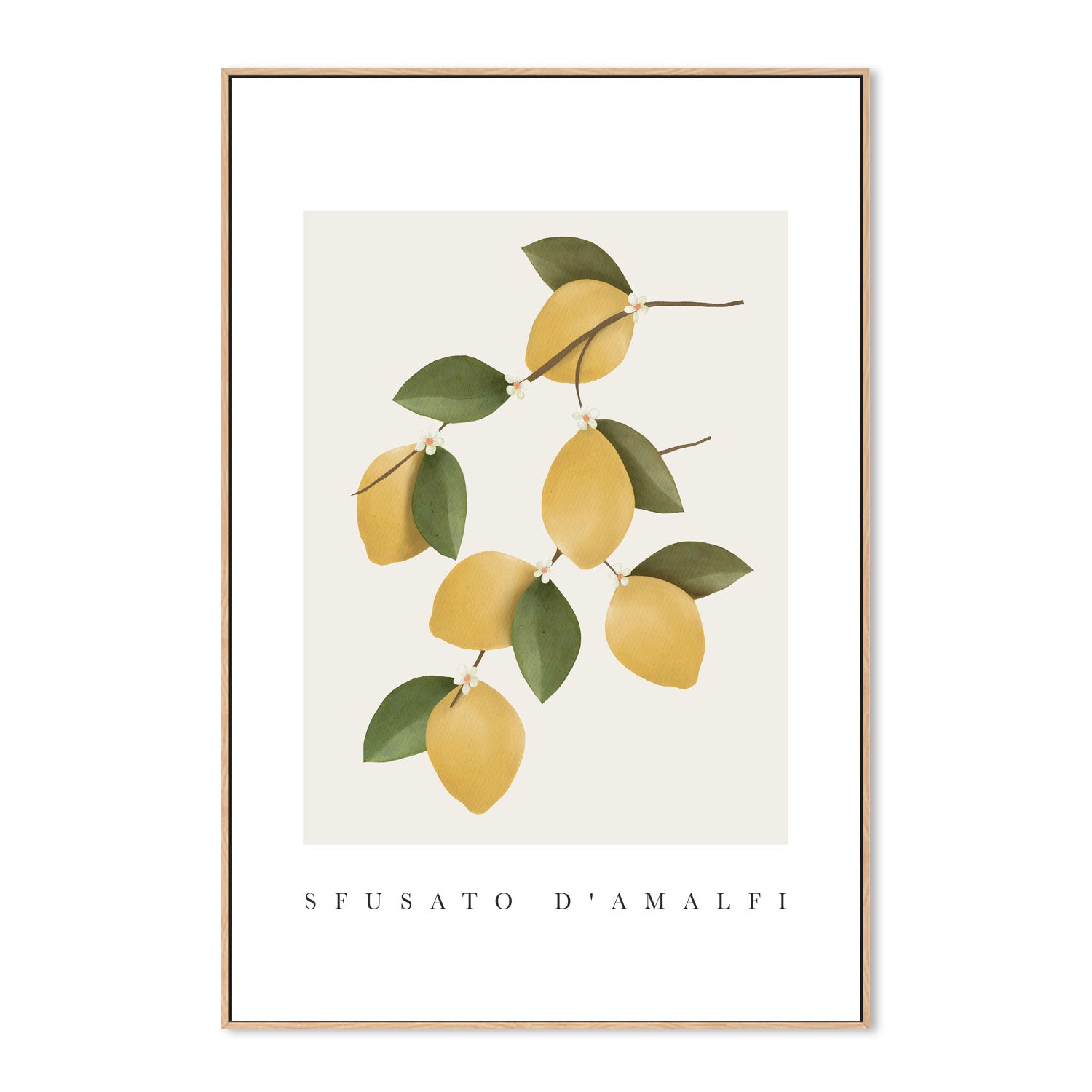 wall-art-print-canvas-poster-framed-Amalfi Lemons , By Leah Straatsma-4