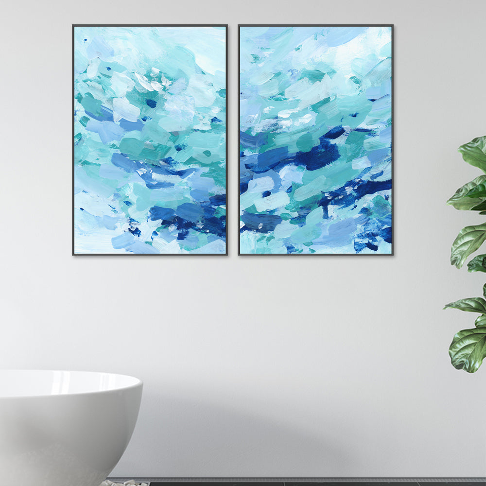 wall-art-print-canvas-poster-framed-Amalfi Waters , Style A & B , Set Of 2 , By Jetty Home-2