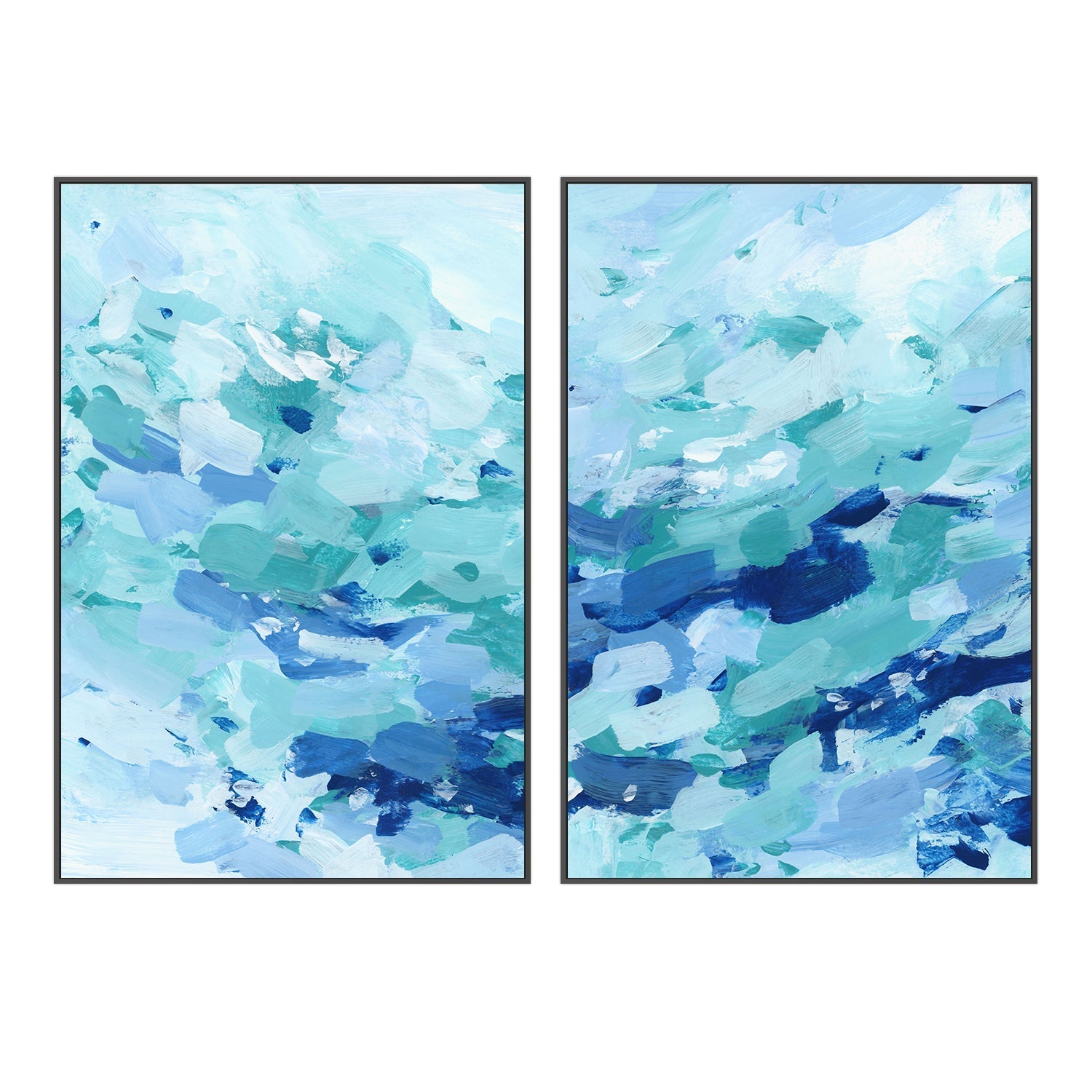 wall-art-print-canvas-poster-framed-Amalfi Waters , Style A & B , Set Of 2 , By Jetty Home-3