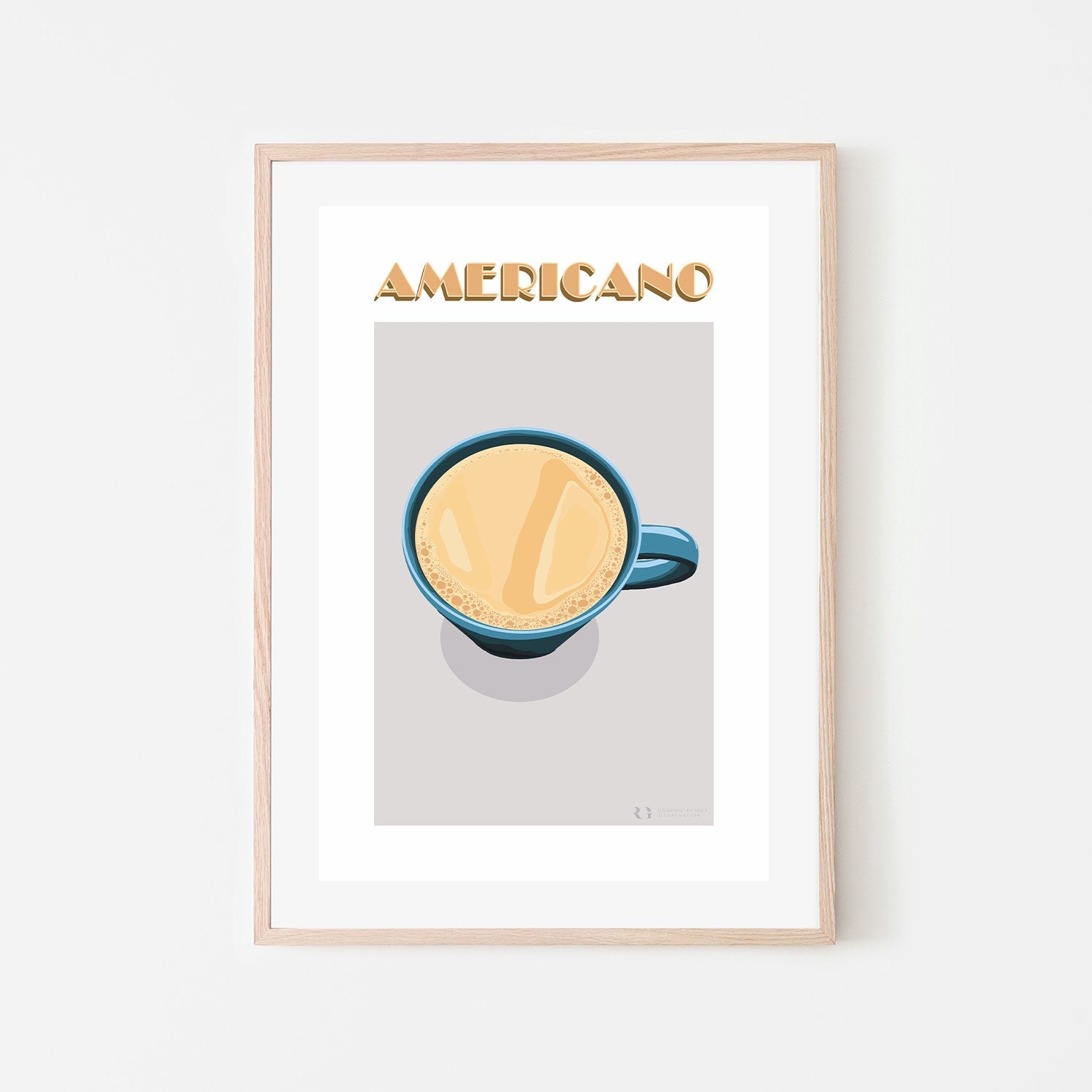wall-art-print-canvas-poster-framed-Americano-by-Rosalyn Gray-Gioia Wall Art