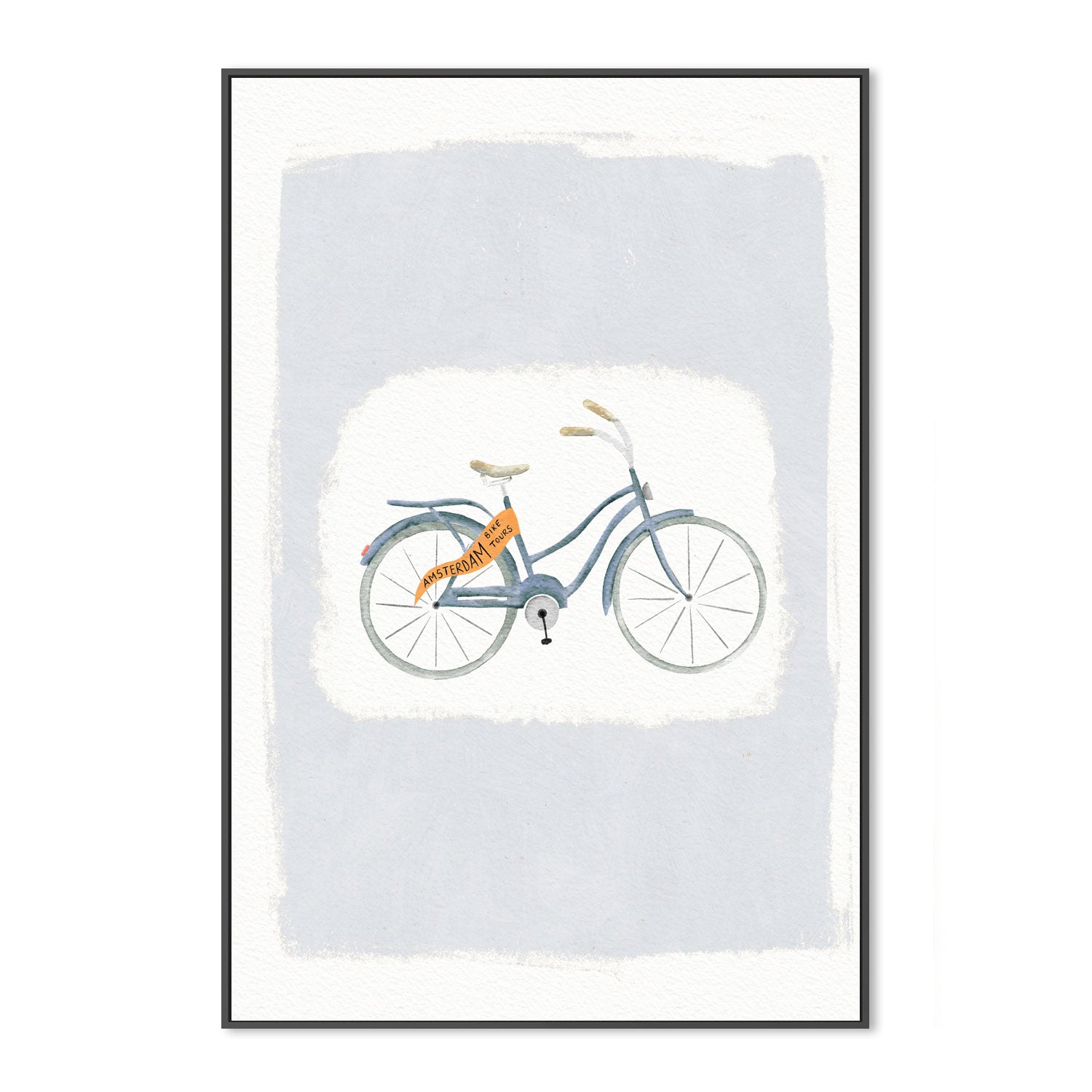 wall-art-print-canvas-poster-framed-Amsterdam Bike , By Leah Straatsma-3