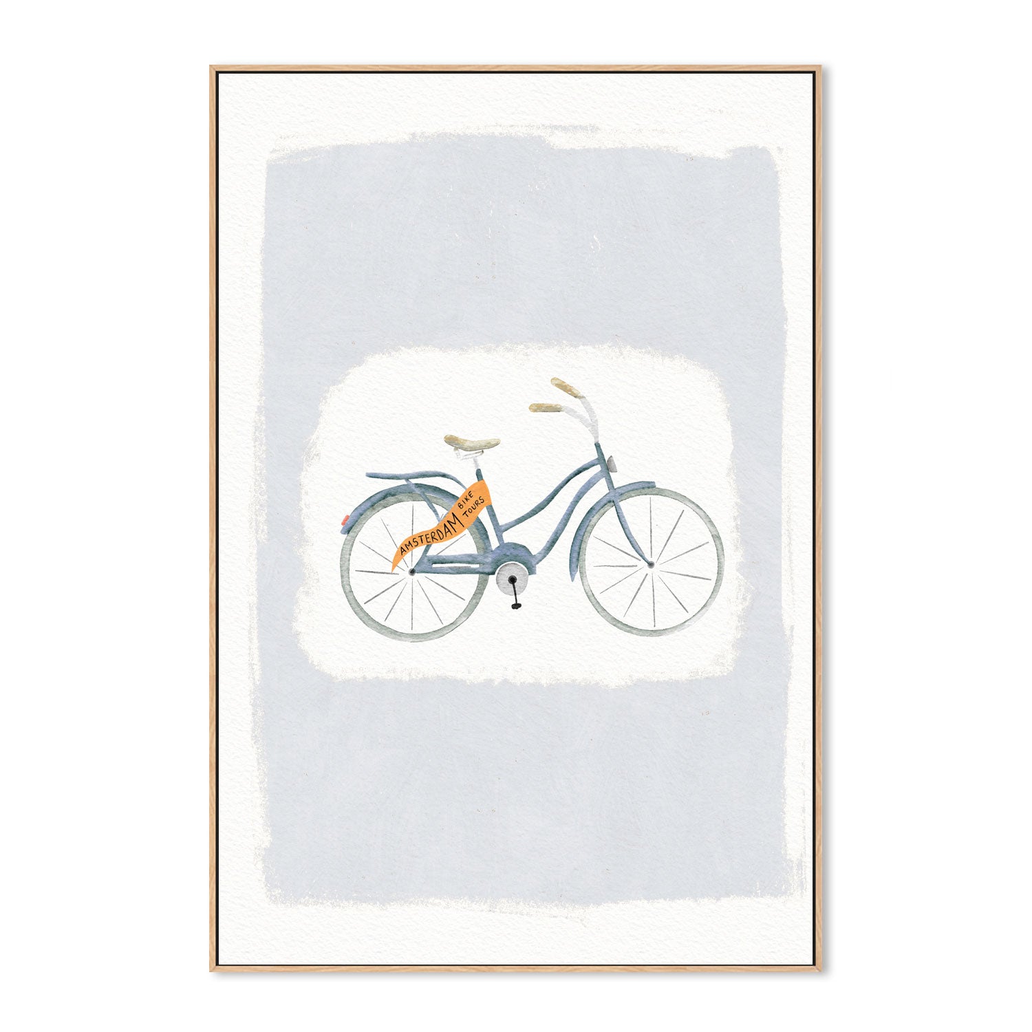wall-art-print-canvas-poster-framed-Amsterdam Bike , By Leah Straatsma-4
