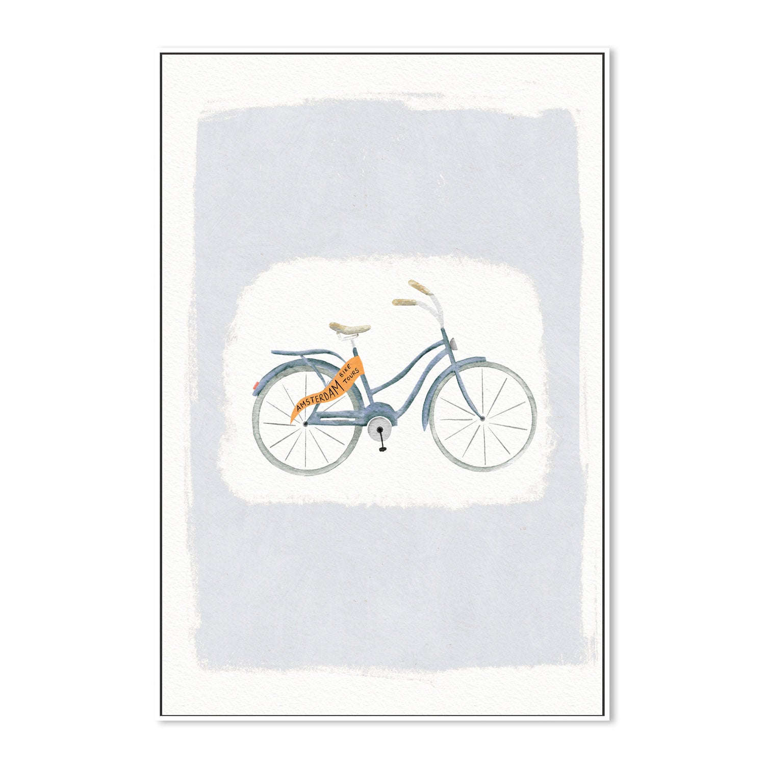 wall-art-print-canvas-poster-framed-Amsterdam Bike , By Leah Straatsma-5