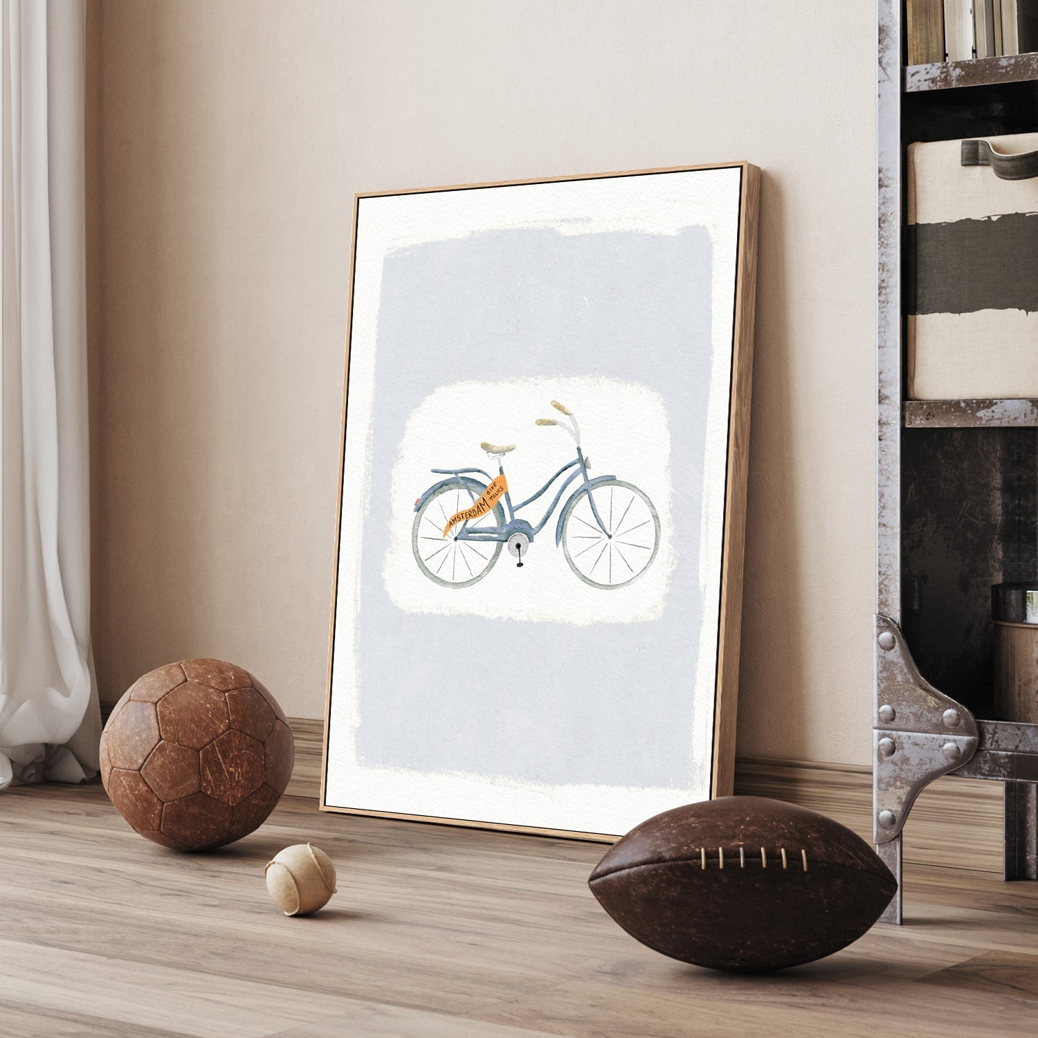 wall-art-print-canvas-poster-framed-Amsterdam Bike , By Leah Straatsma-7