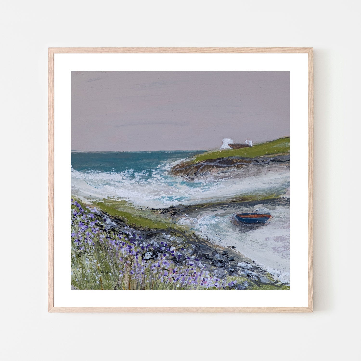 wall-art-print-canvas-poster-framed-An abandoned boat-by-Louise O'Hara-Gioia Wall Art