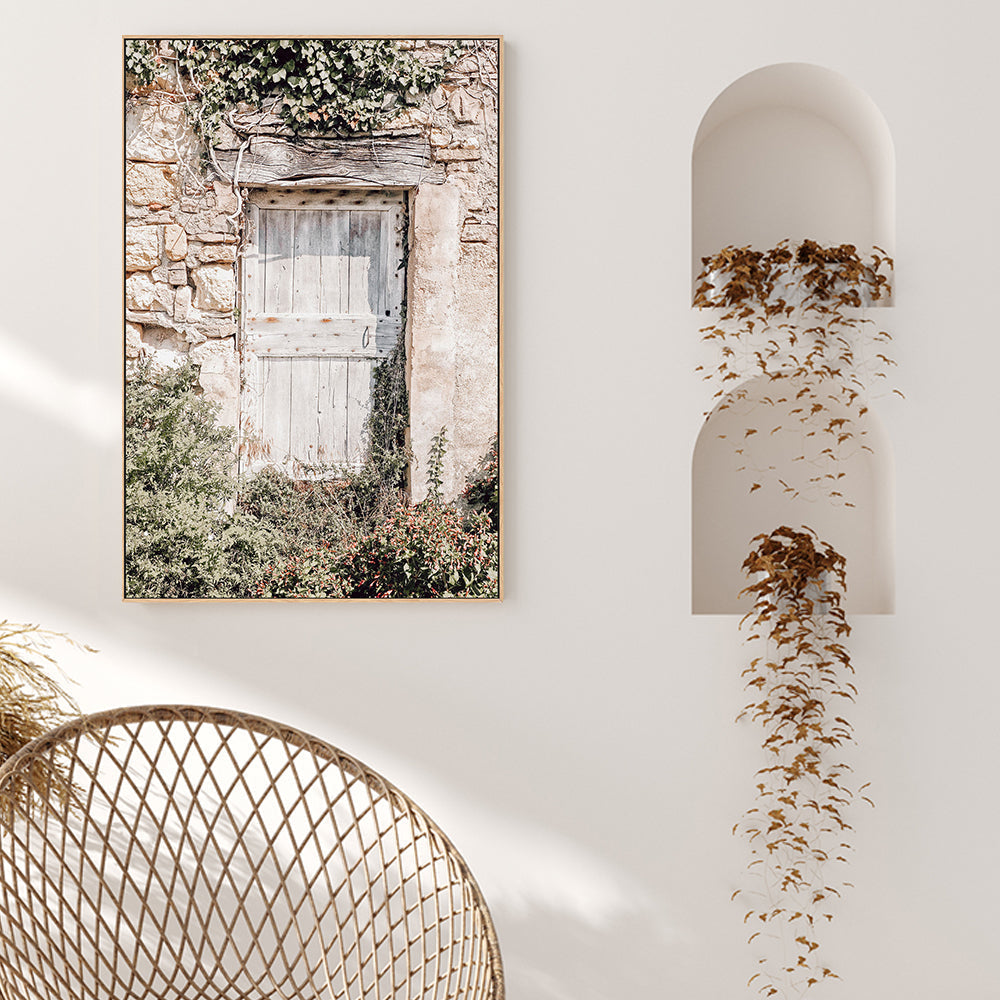 An Old Wooden Door-Gioia-Prints-Framed-Canvas-Poster-GIOIA-WALL-ART