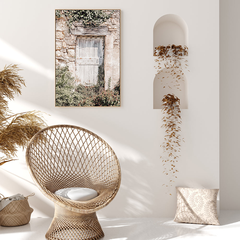 An Old Wooden Door-Gioia-Prints-Framed-Canvas-Poster-GIOIA-WALL-ART