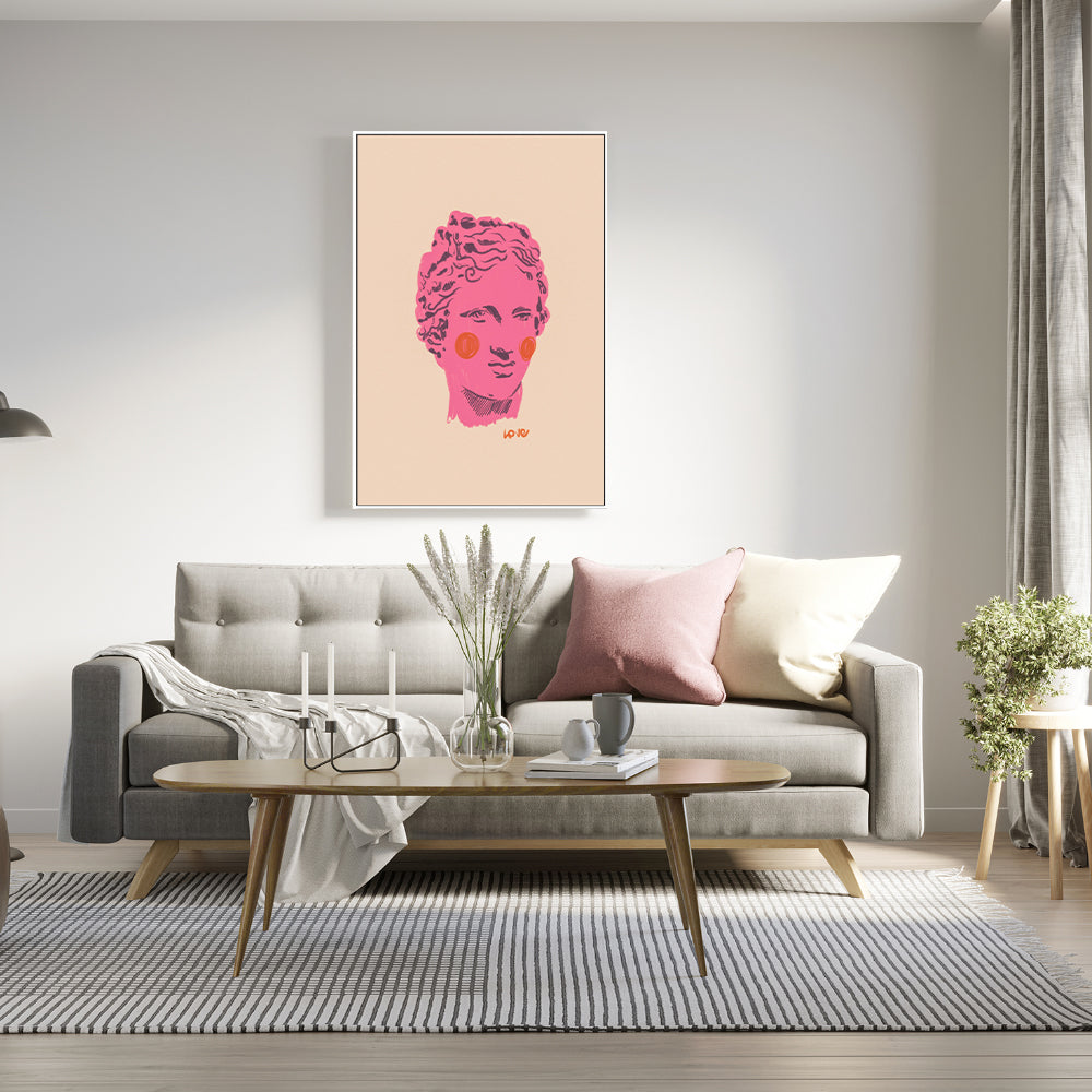 wall-art-print-canvas-poster-framed-Ancient Head , By Gigi Rosado-GIOIA-WALL-ART