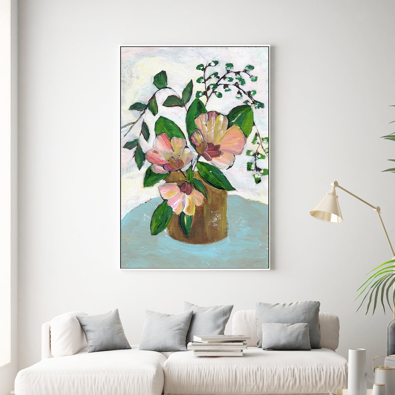 wall-art-print-canvas-poster-framed-Anemone , By Nikita Jariwala-2