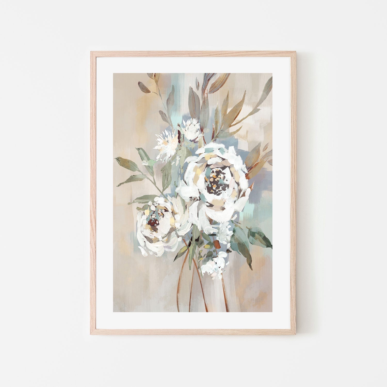 wall-art-print-canvas-poster-framed-Antique Rose, Style D , By Nina Blue-6