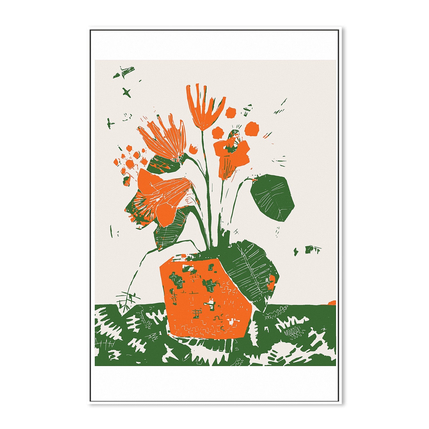 wall-art-print-canvas-poster-framed-Apricot Blooms-5