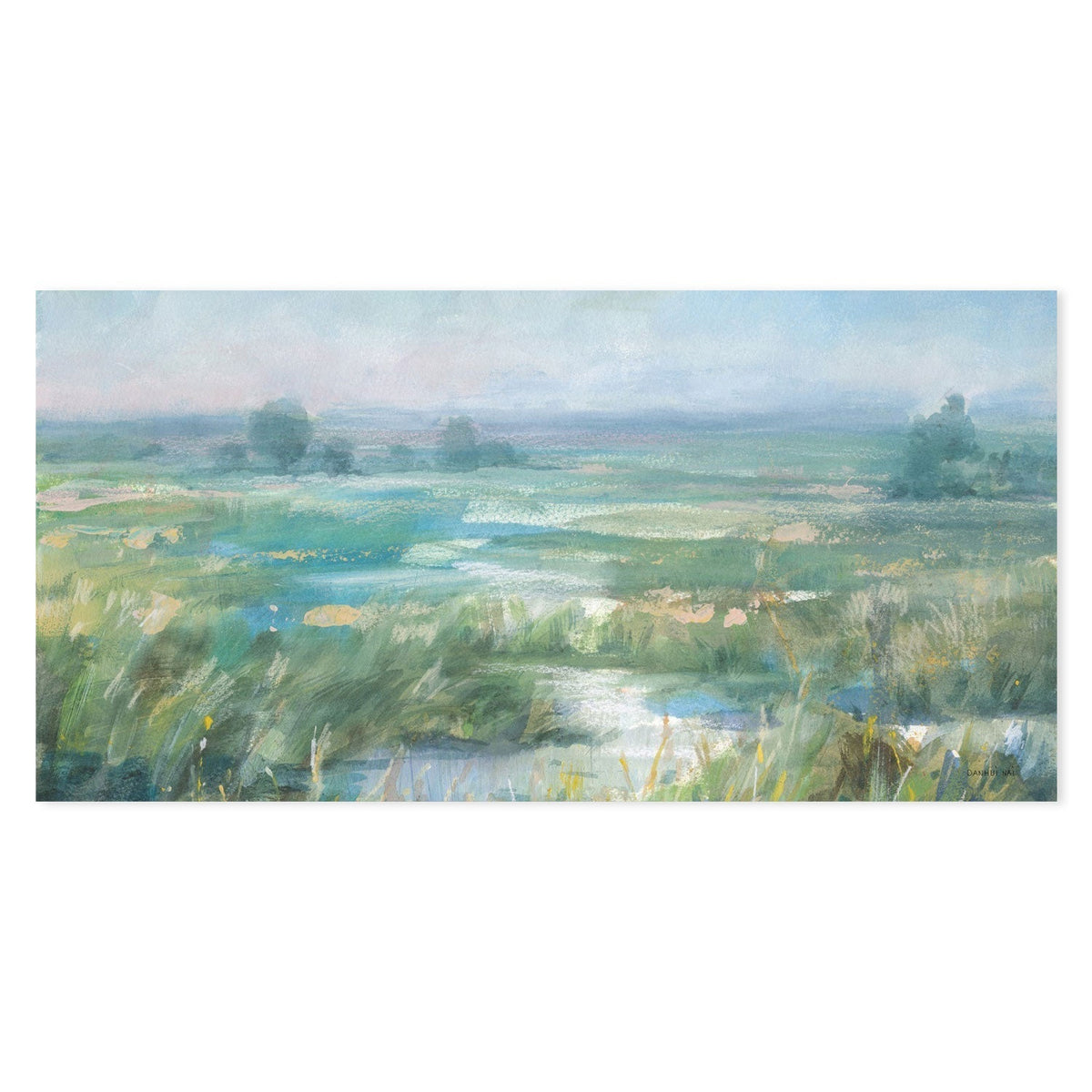 wall-art-print-canvas-poster-framed-April Meadow-by-Danhui Nai-Gioia Wall Art