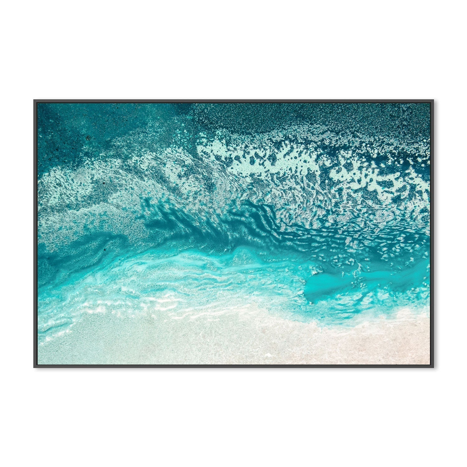 wall-art-print-canvas-poster-framed-Aqua Floating , By Petra Meikle-GIOIA-WALL-ART