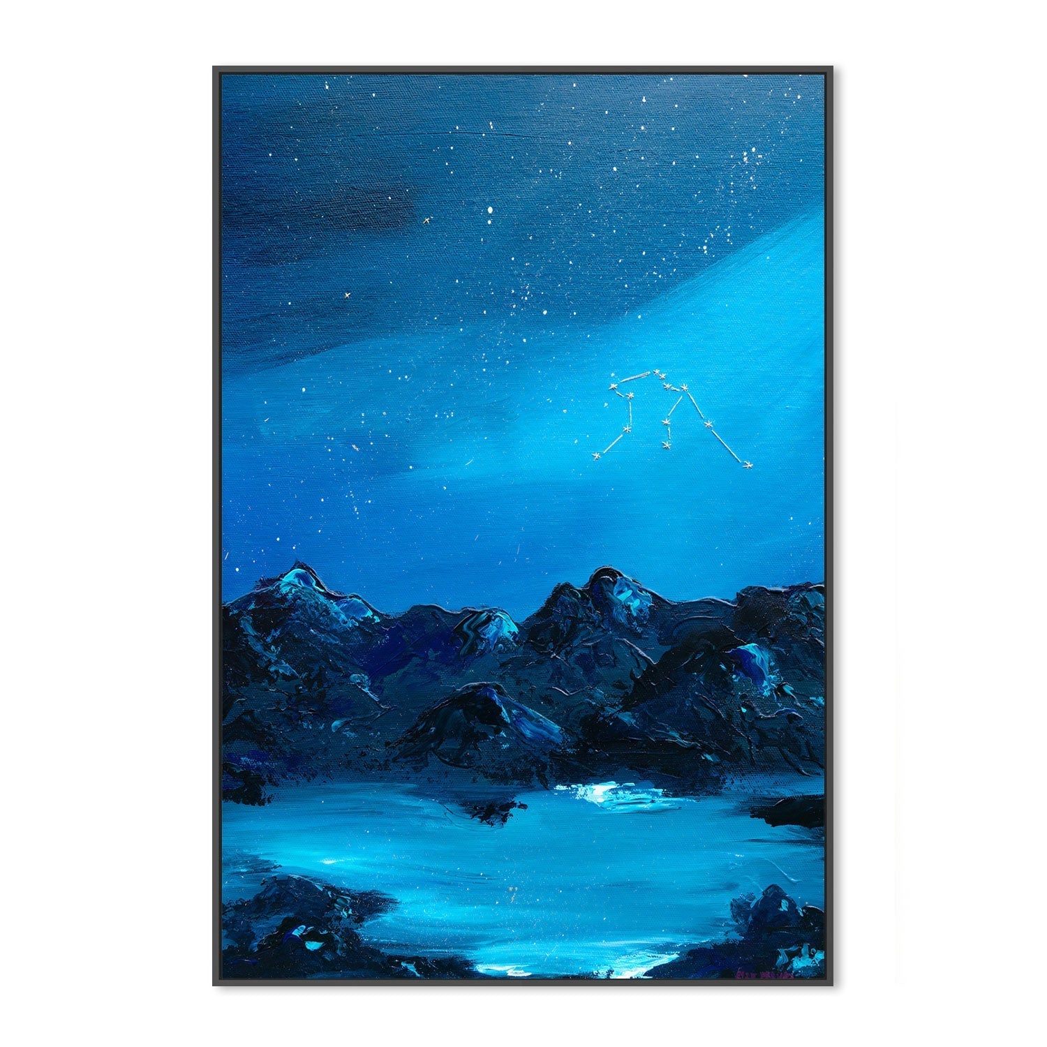 wall-art-print-canvas-poster-framed-Aquarius , By Eloise Pervez-GIOIA-WALL-ART