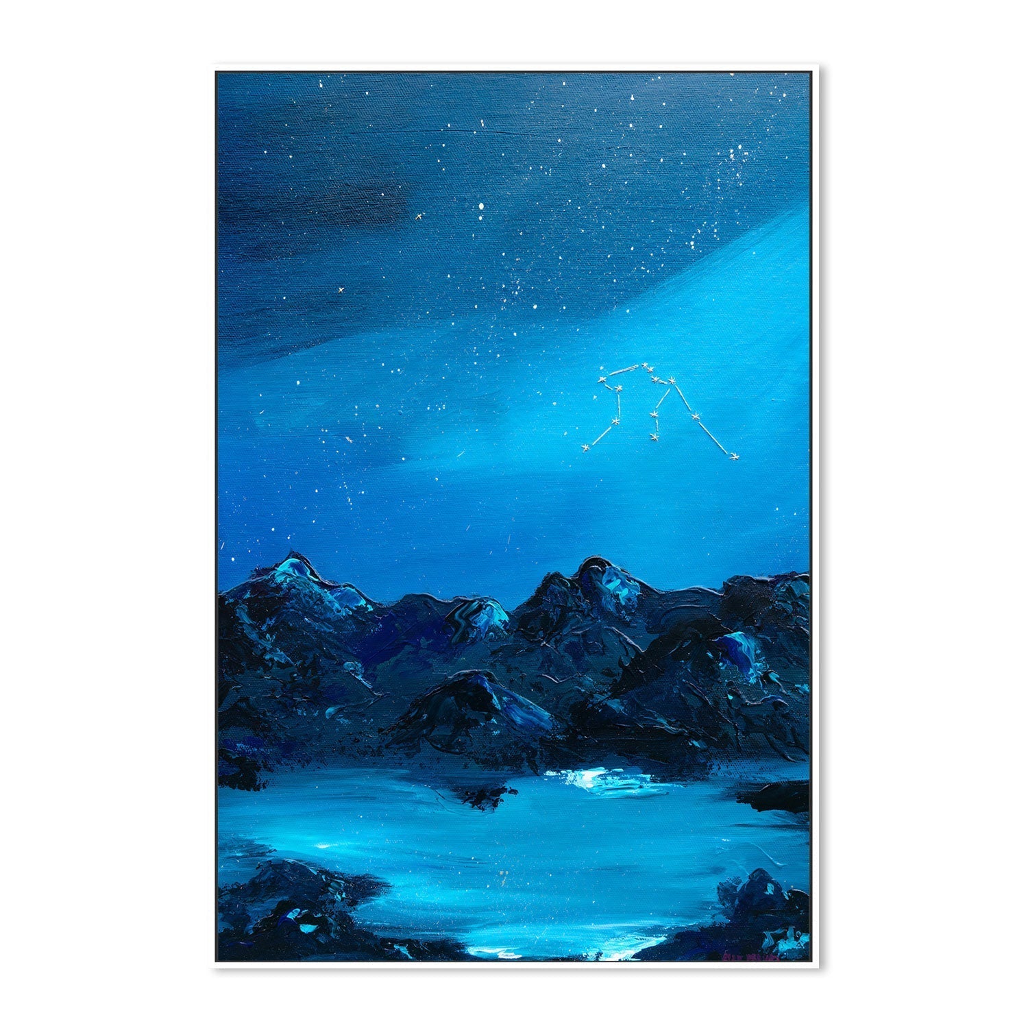 wall-art-print-canvas-poster-framed-Aquarius , By Eloise Pervez-GIOIA-WALL-ART