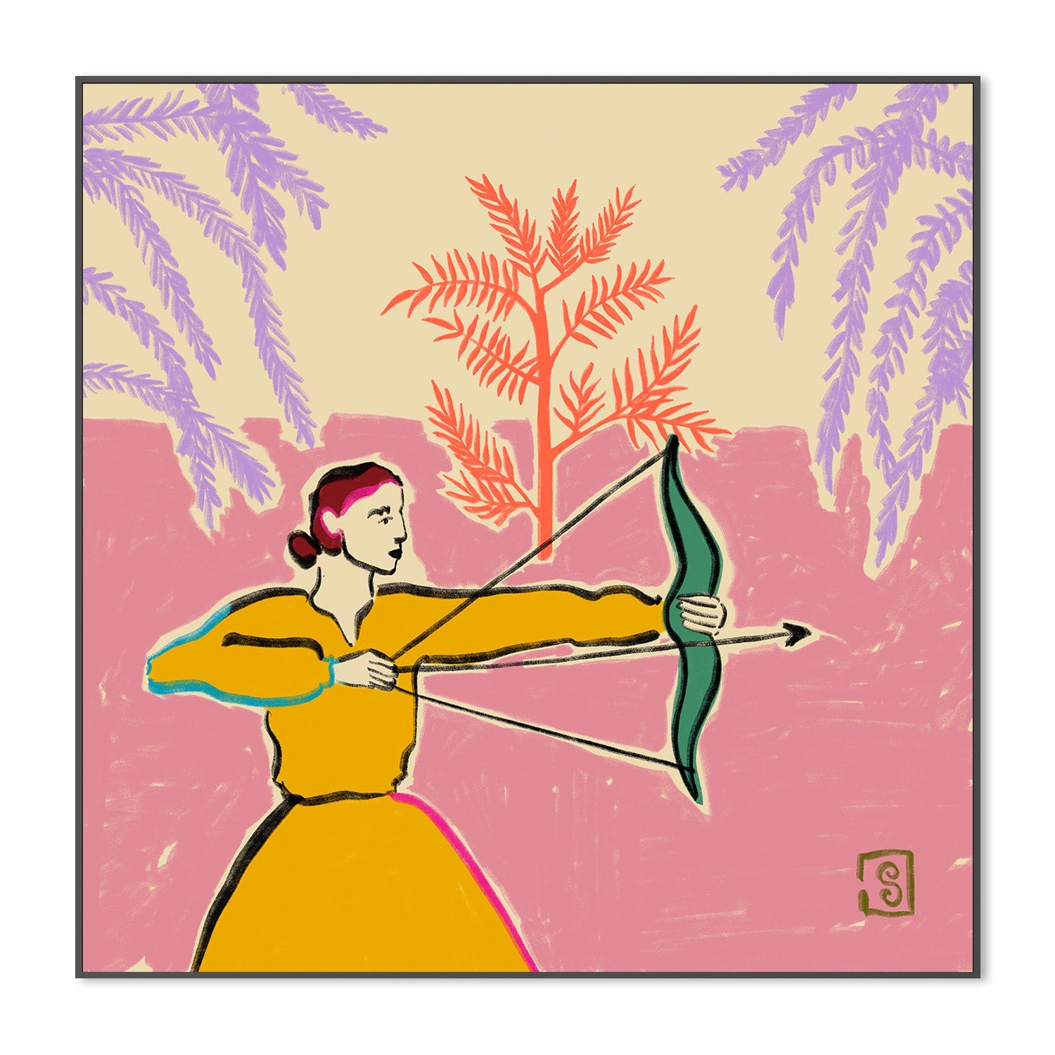 wall-art-print-canvas-poster-framed-Archer's Focus-3