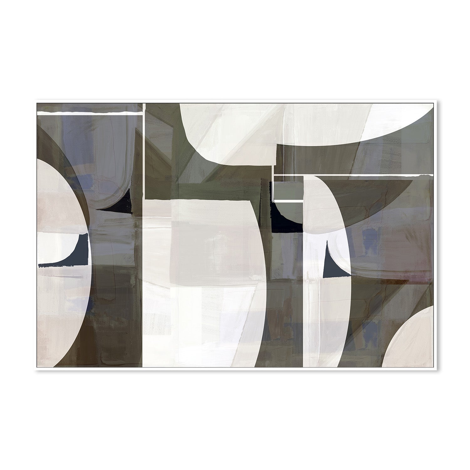 wall-art-print-canvas-poster-framed-Architectural Abstraction, Style A-5