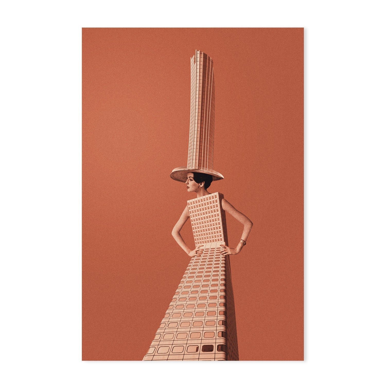 wall-art-print-canvas-poster-framed-Architectural Woman-GIOIA-WALL-ART
