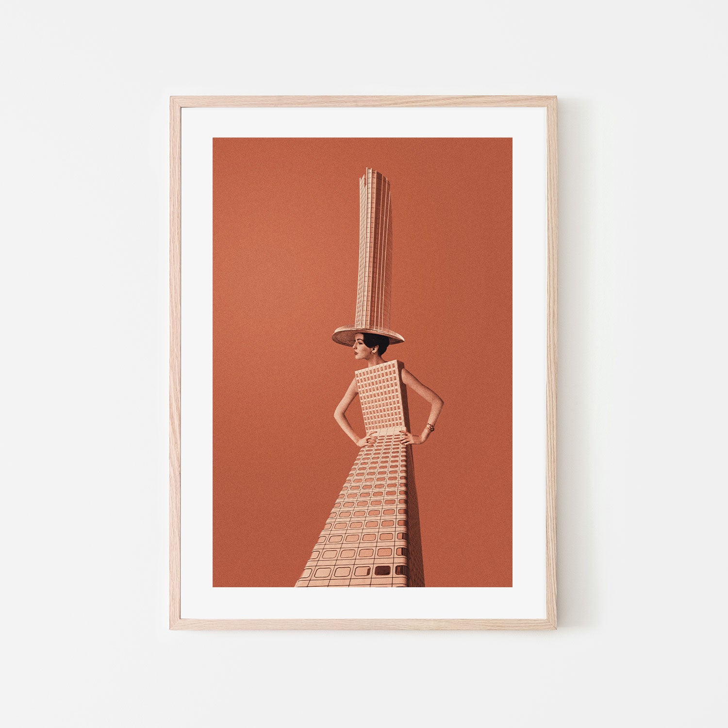 wall-art-print-canvas-poster-framed-Architectural Woman-GIOIA-WALL-ART