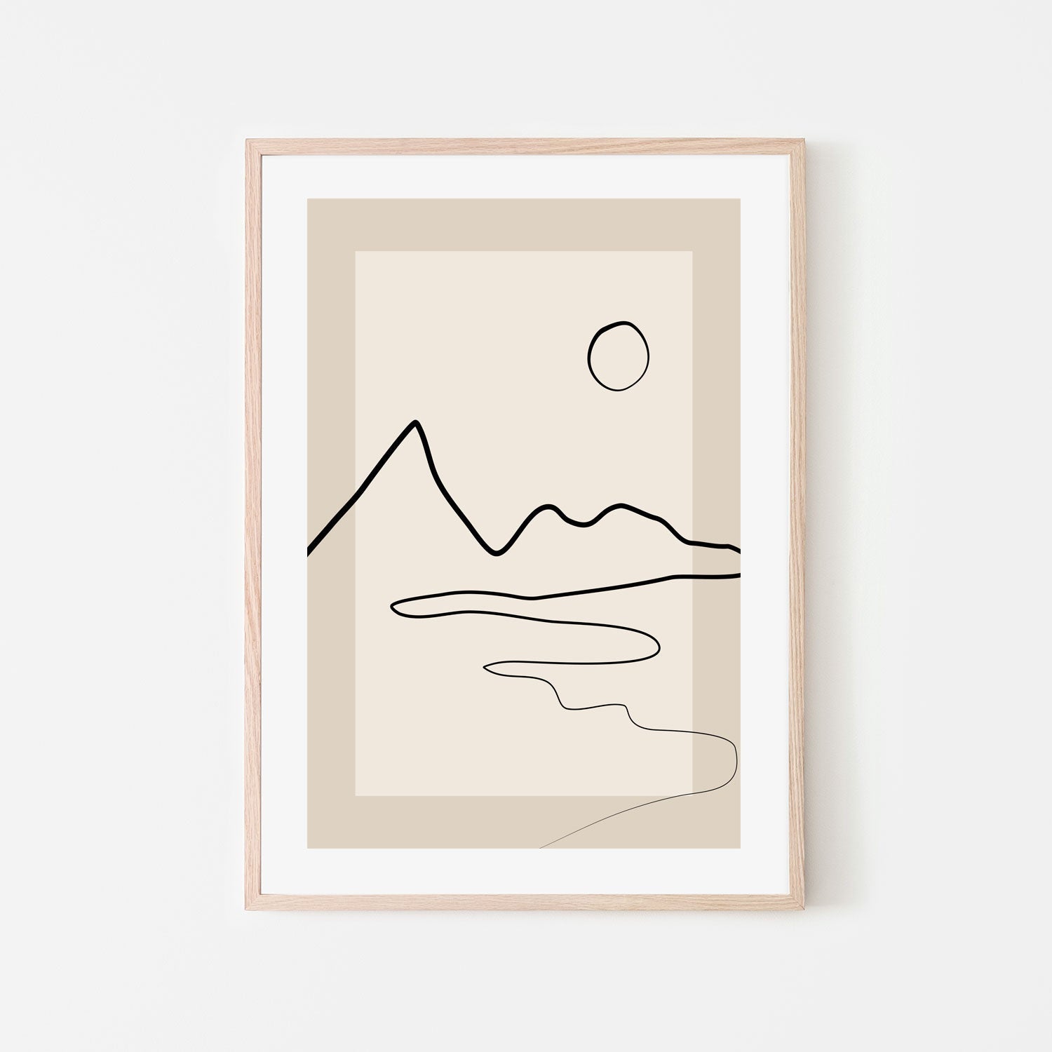 wall-art-print-canvas-poster-framed-Arid Landscape , By Elena Ristova-GIOIA-WALL-ART