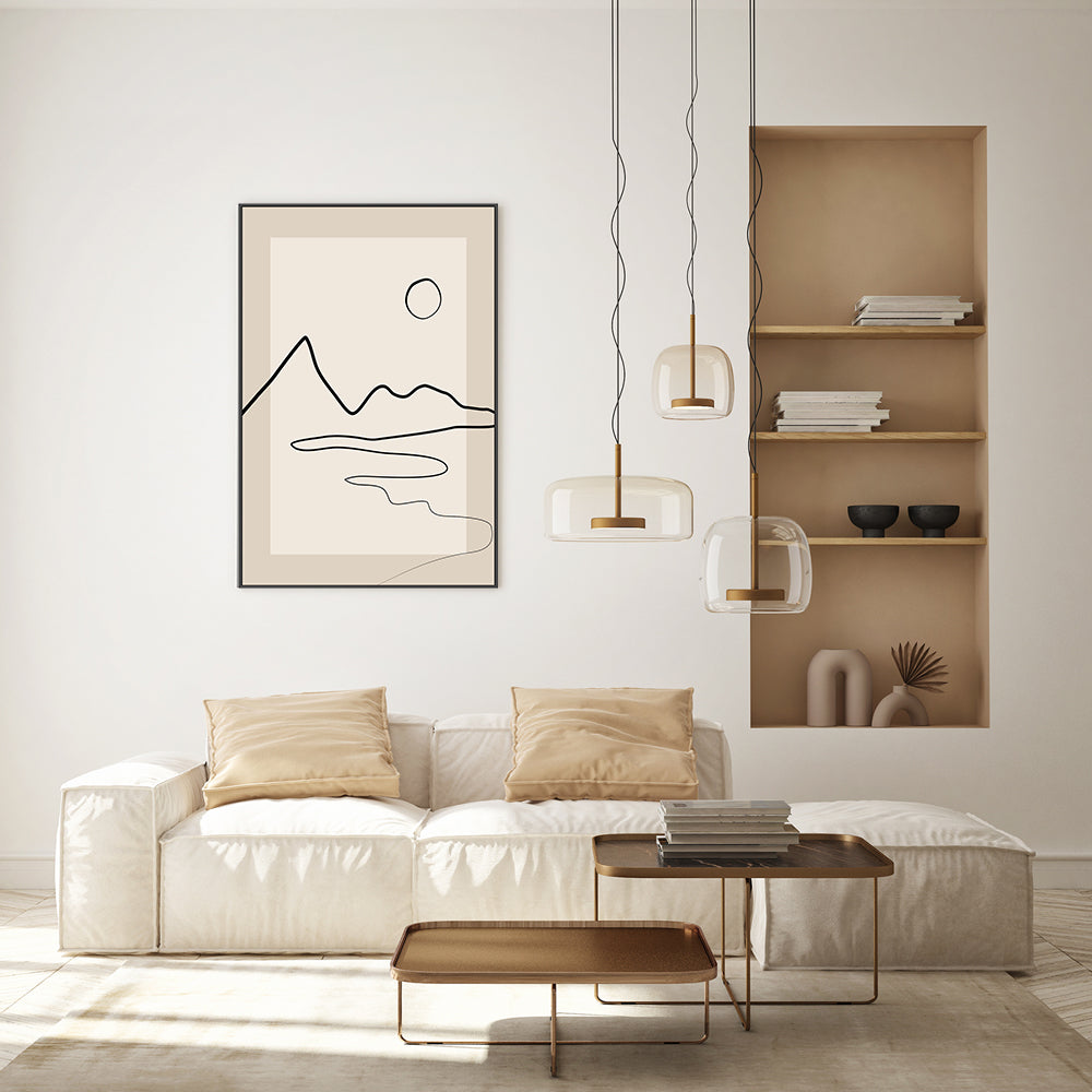 wall-art-print-canvas-poster-framed-Arid Landscape , By Elena Ristova-GIOIA-WALL-ART