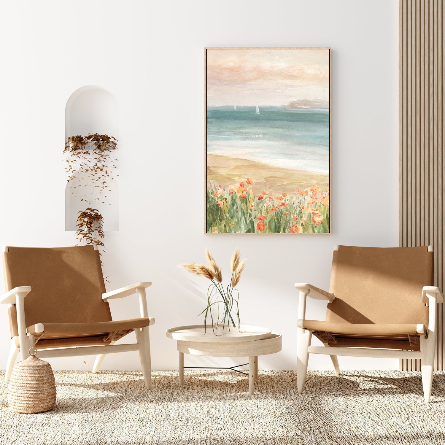 wall-art-print-canvas-poster-framed-Around the Point, Style A-by-Danhui Nai-Gioia Wall Art