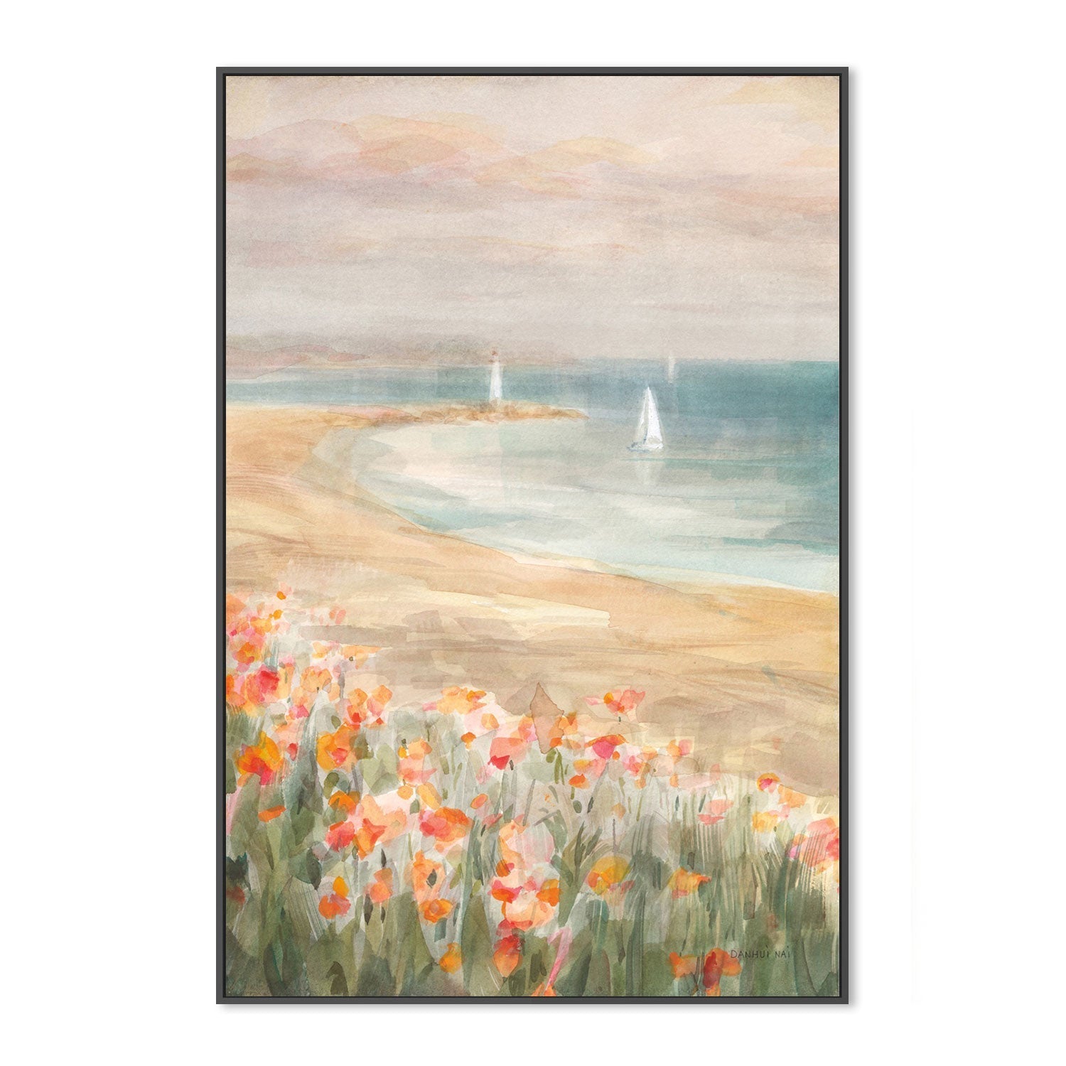 wall-art-print-canvas-poster-framed-Around the Point, Style B-by-Danhui Nai-Gioia Wall Art