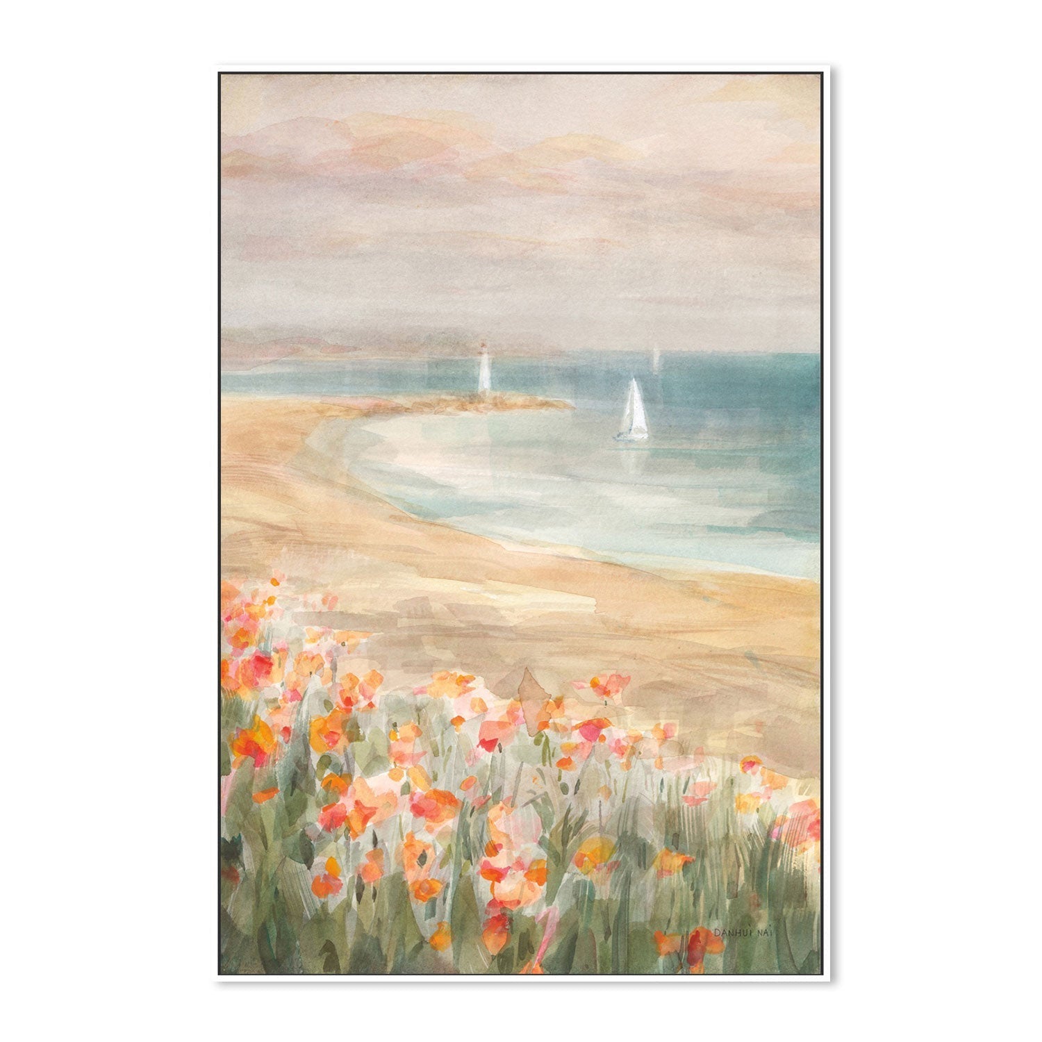 wall-art-print-canvas-poster-framed-Around the Point, Style B-by-Danhui Nai-Gioia Wall Art