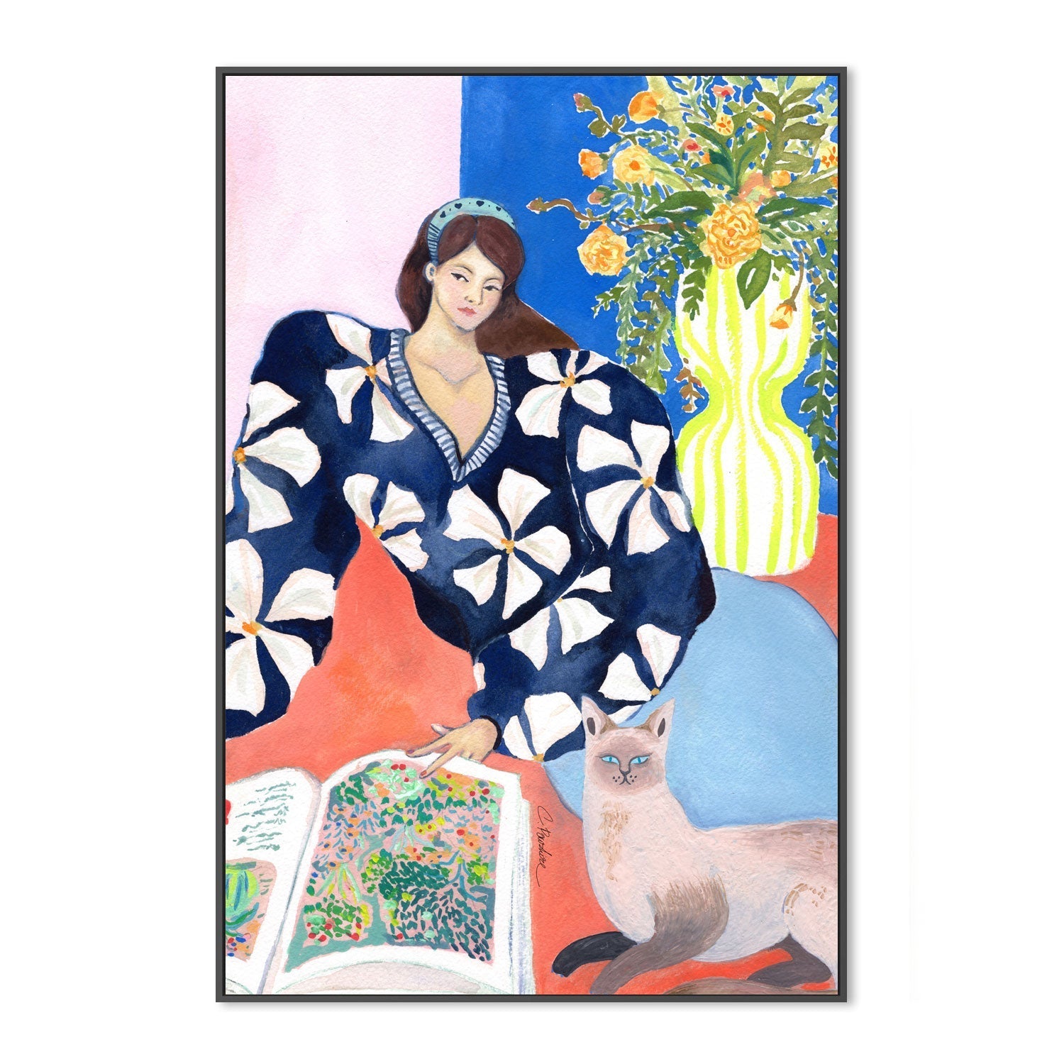 wall-art-print-canvas-poster-framed-Art Appreciation , By Chonticha Hanon-3